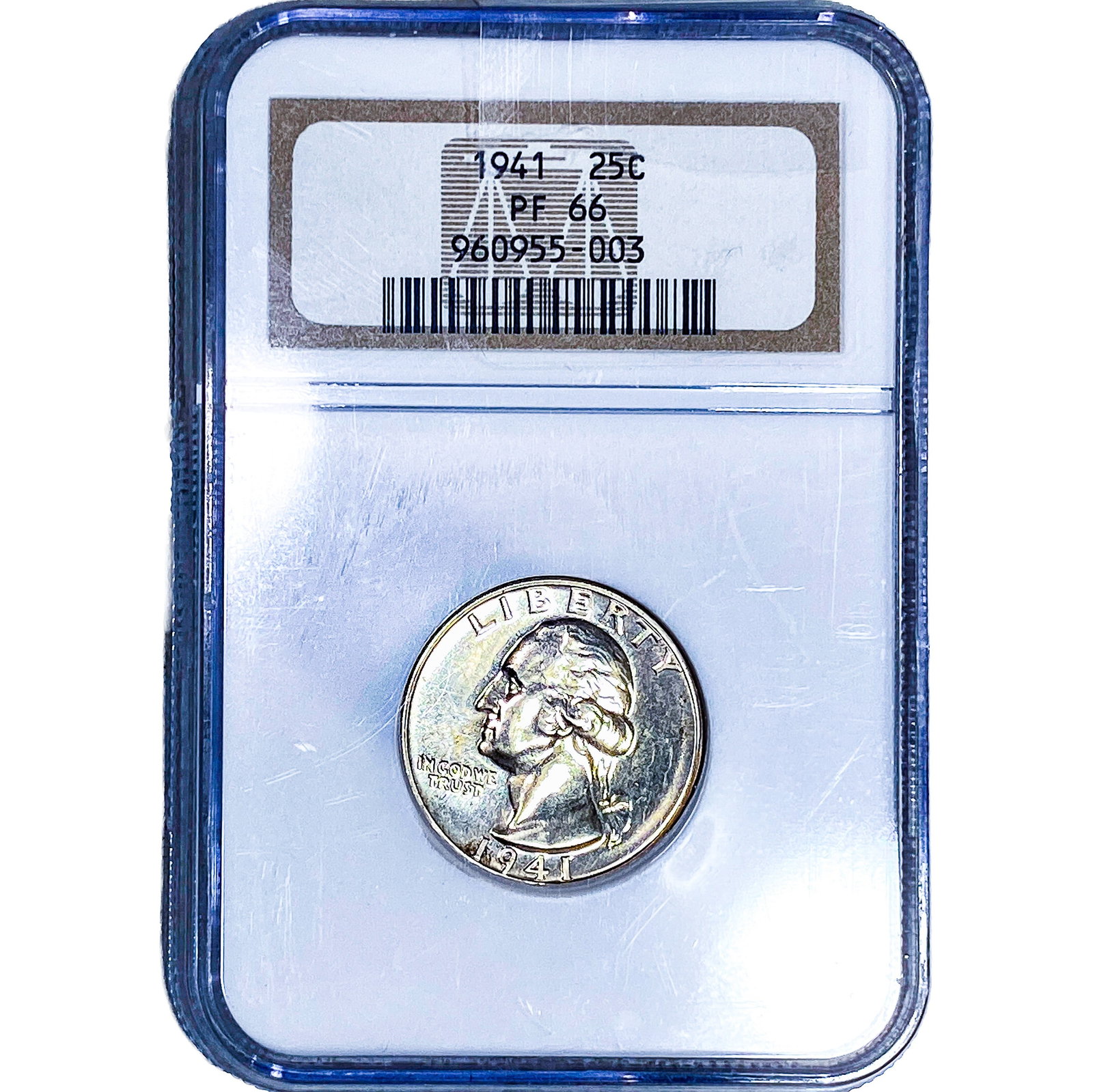 1941 Washington Silver Quarter NGC PF66: 1941 Washington Silver Quarter NGC PF66