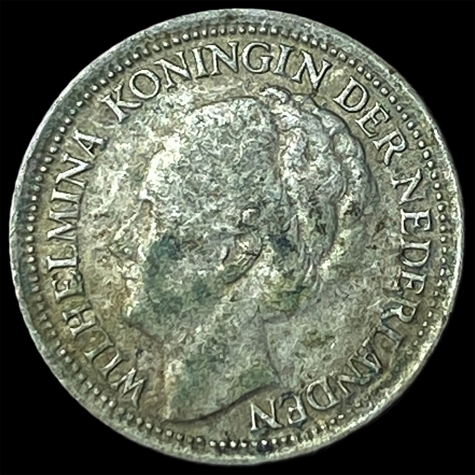 1938 Netherlands Silver 10 Cents (1 of 2)