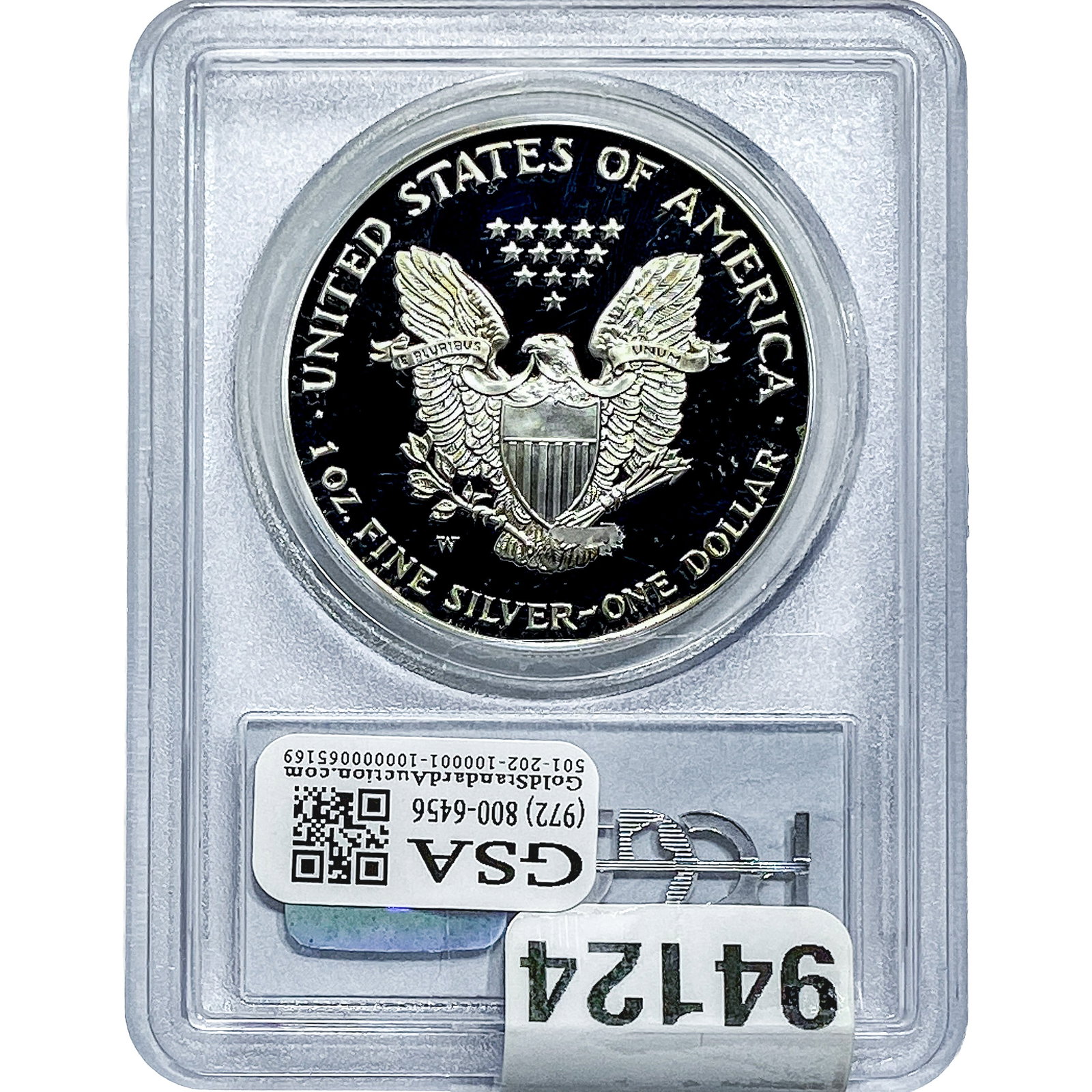 2002-W Silver Eagle PCGS PR69 DCAM - 2