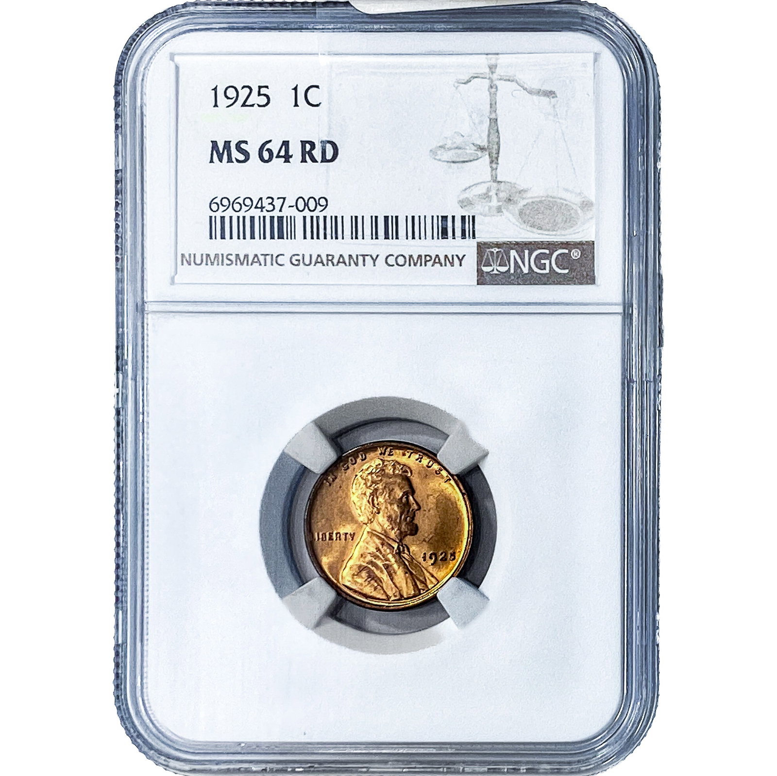 1925 Wheat Cent NGC MS64 RD (1 of 2)