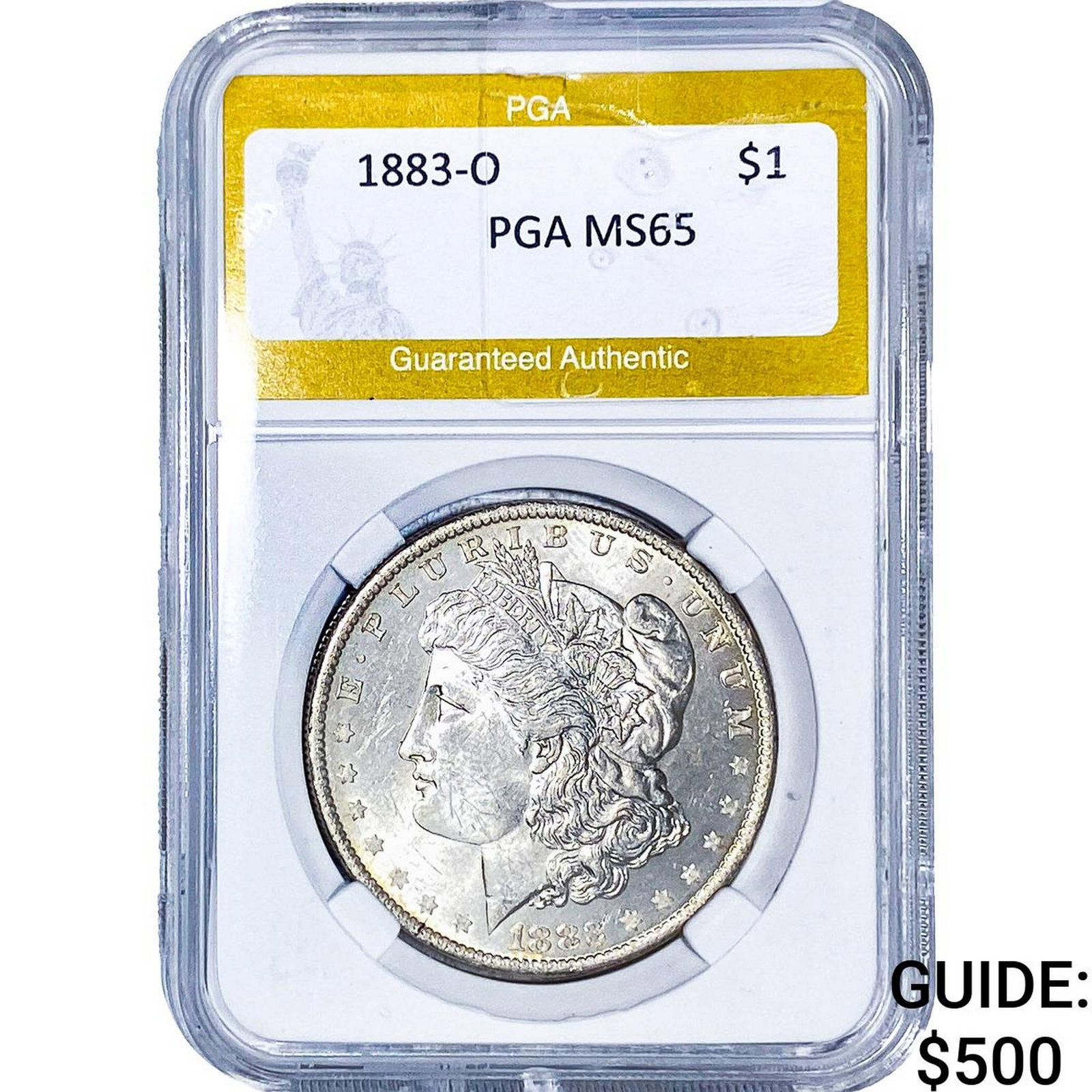 1883-O Morgan Silver Dollar PGA MS65 (1 of 2)