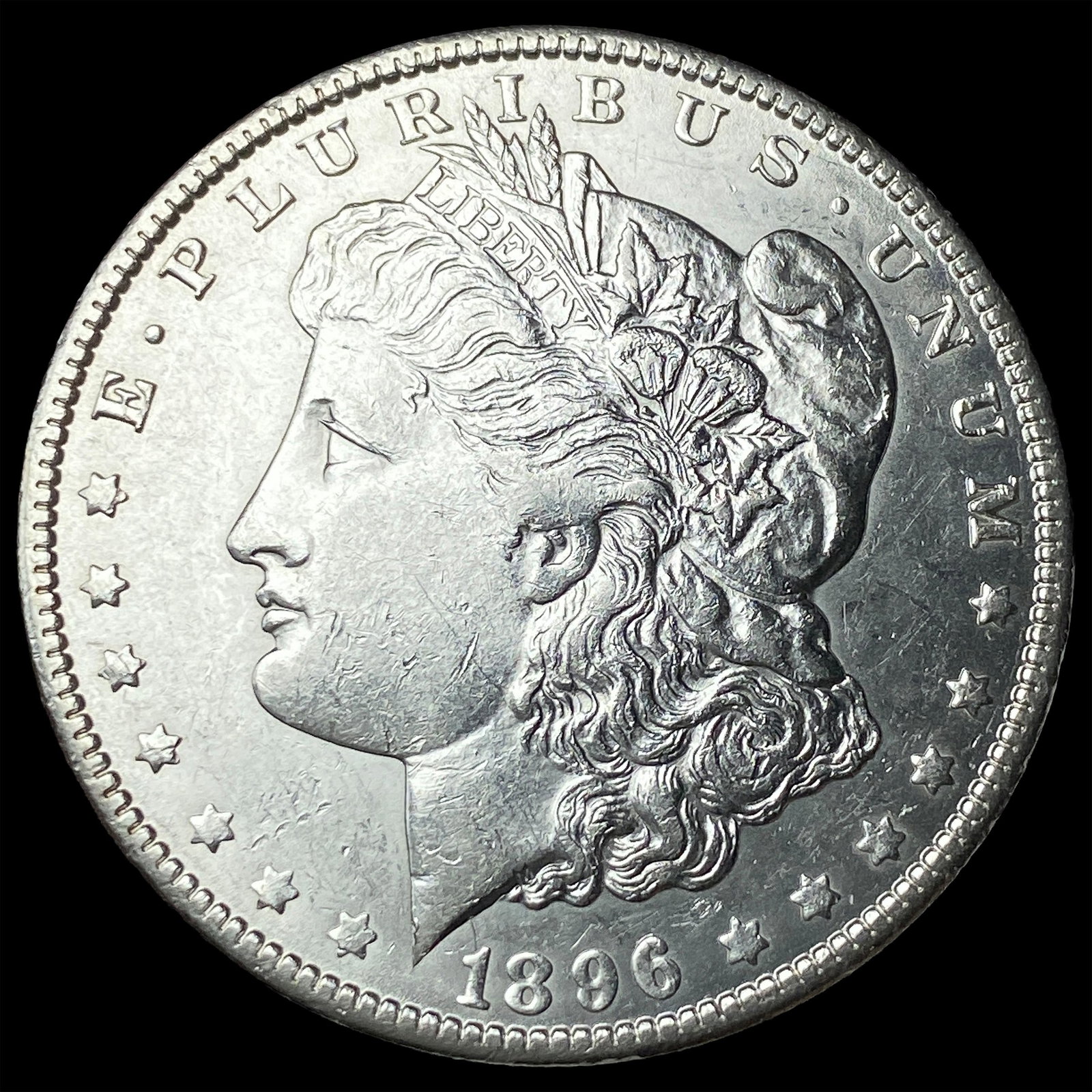 1896-O Morgan Silver Dollar CLOSELY UNCIRCULATED (1 of 2)