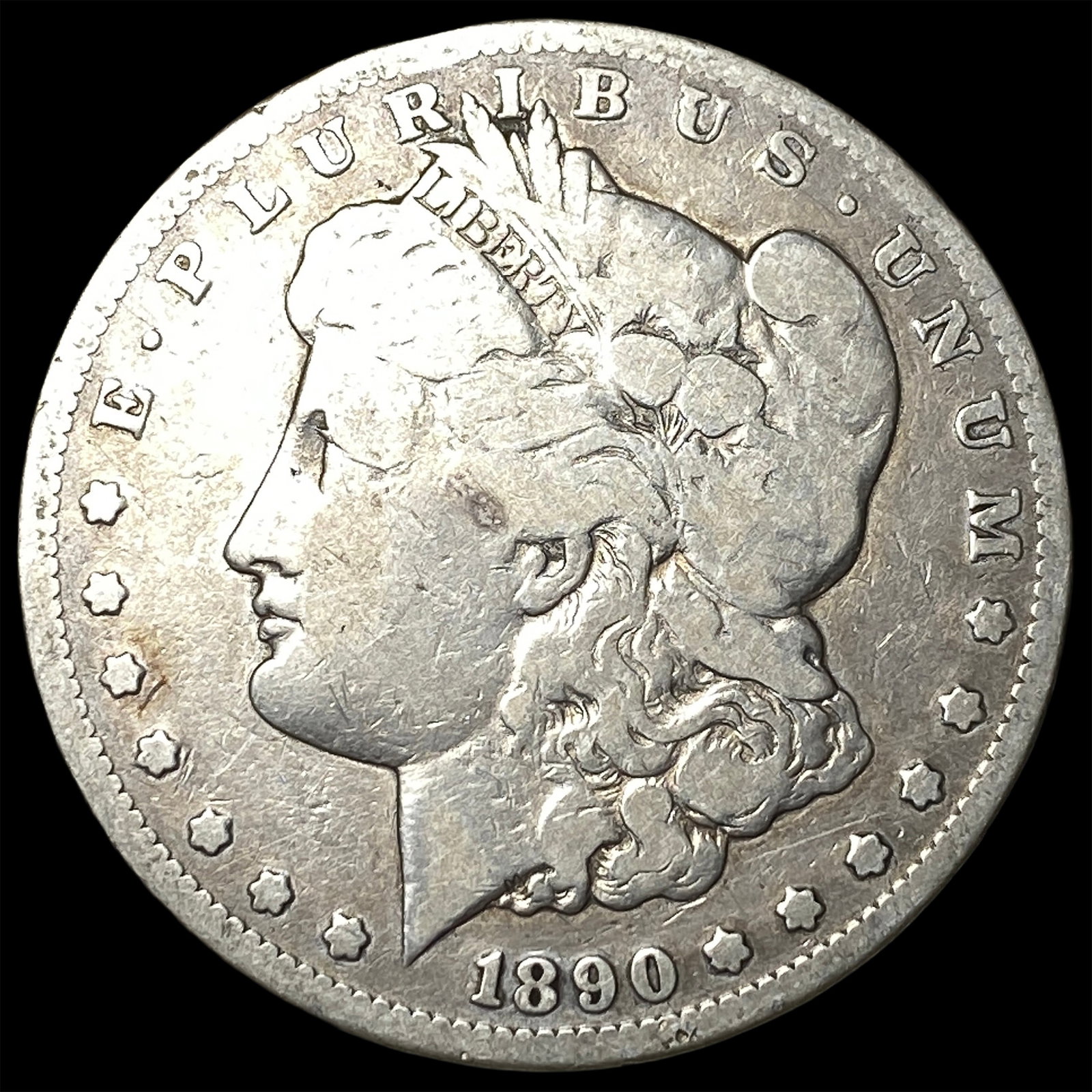 1890-CC Silver Morgan Dollar LIGHTLY CIRCULATED (1 of 2)