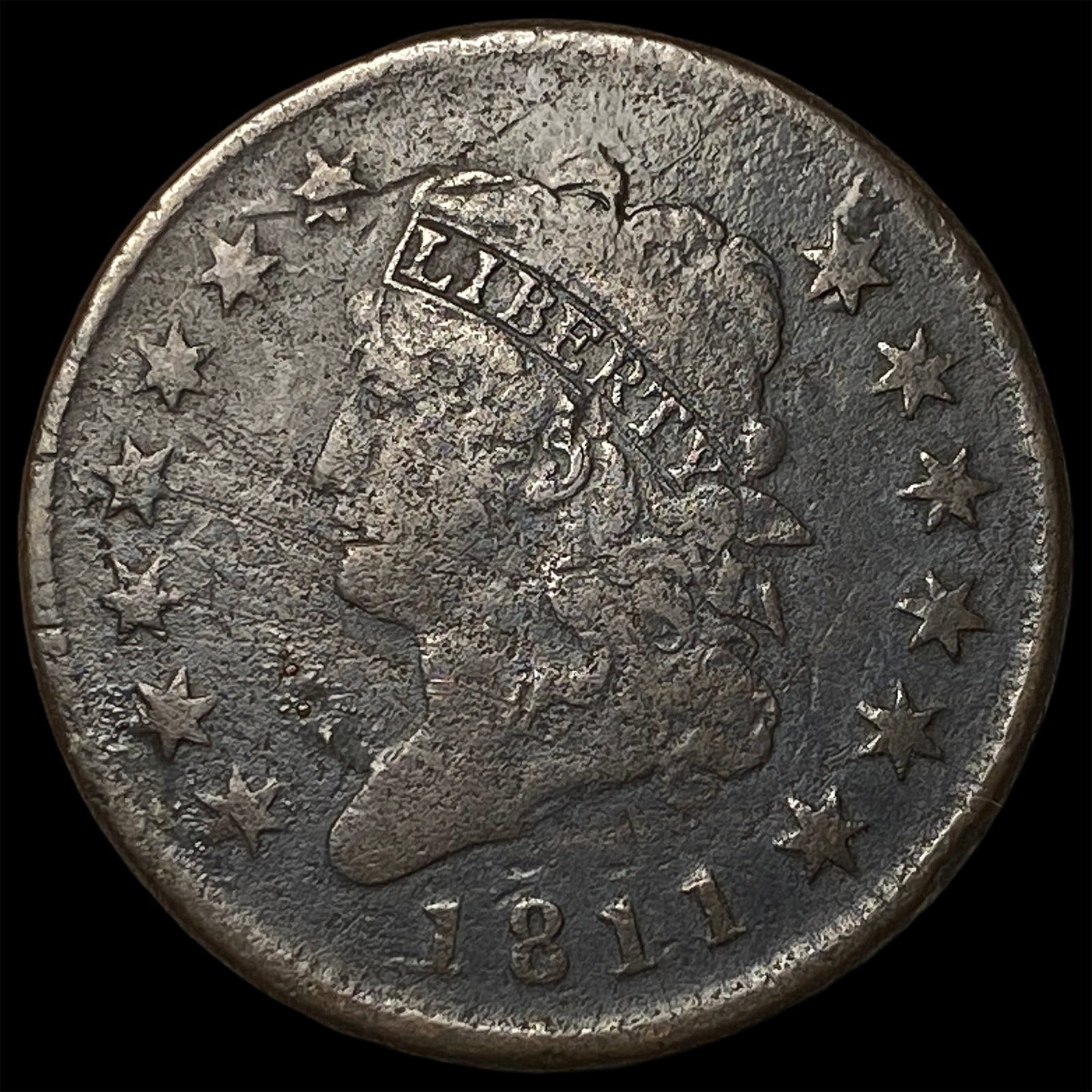 1811 Classic Head Large Cent NICELY CIRCULATED (1 of 2)