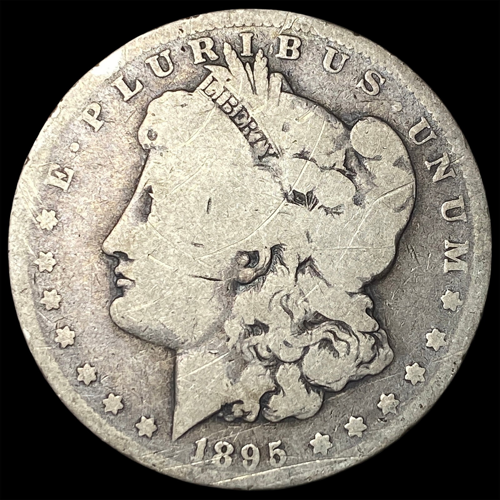 1895-O Silver Morgan Dollar NICELY CIRCULATED (1 of 2)
