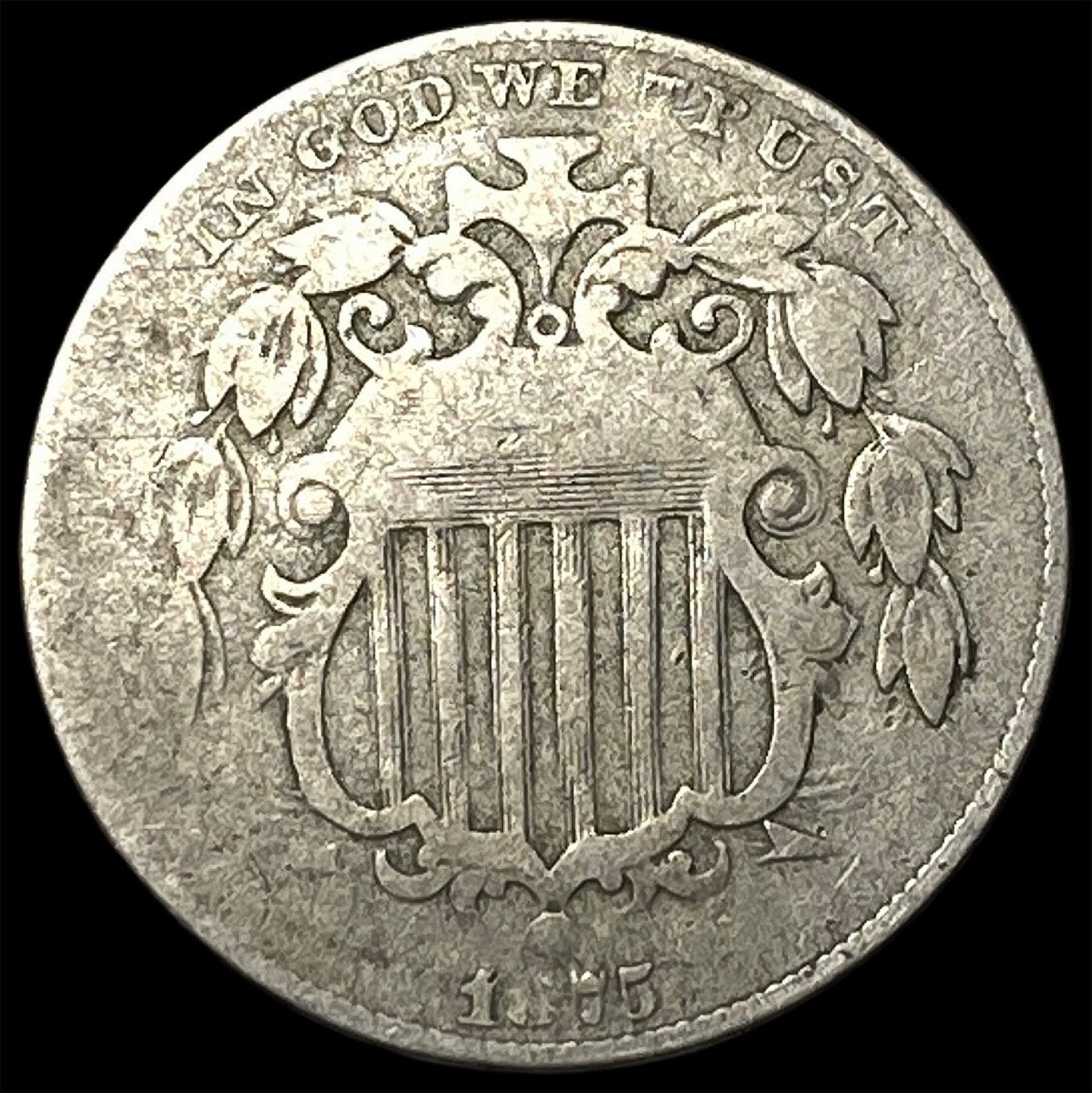 1875 Shield Nickel NICELY CIRCULATED (1 of 2)