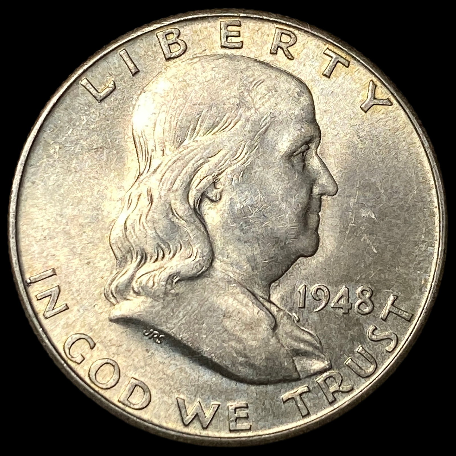 1948-D Silver Franklin Half Dollar CHOICE BU (1 of 2)