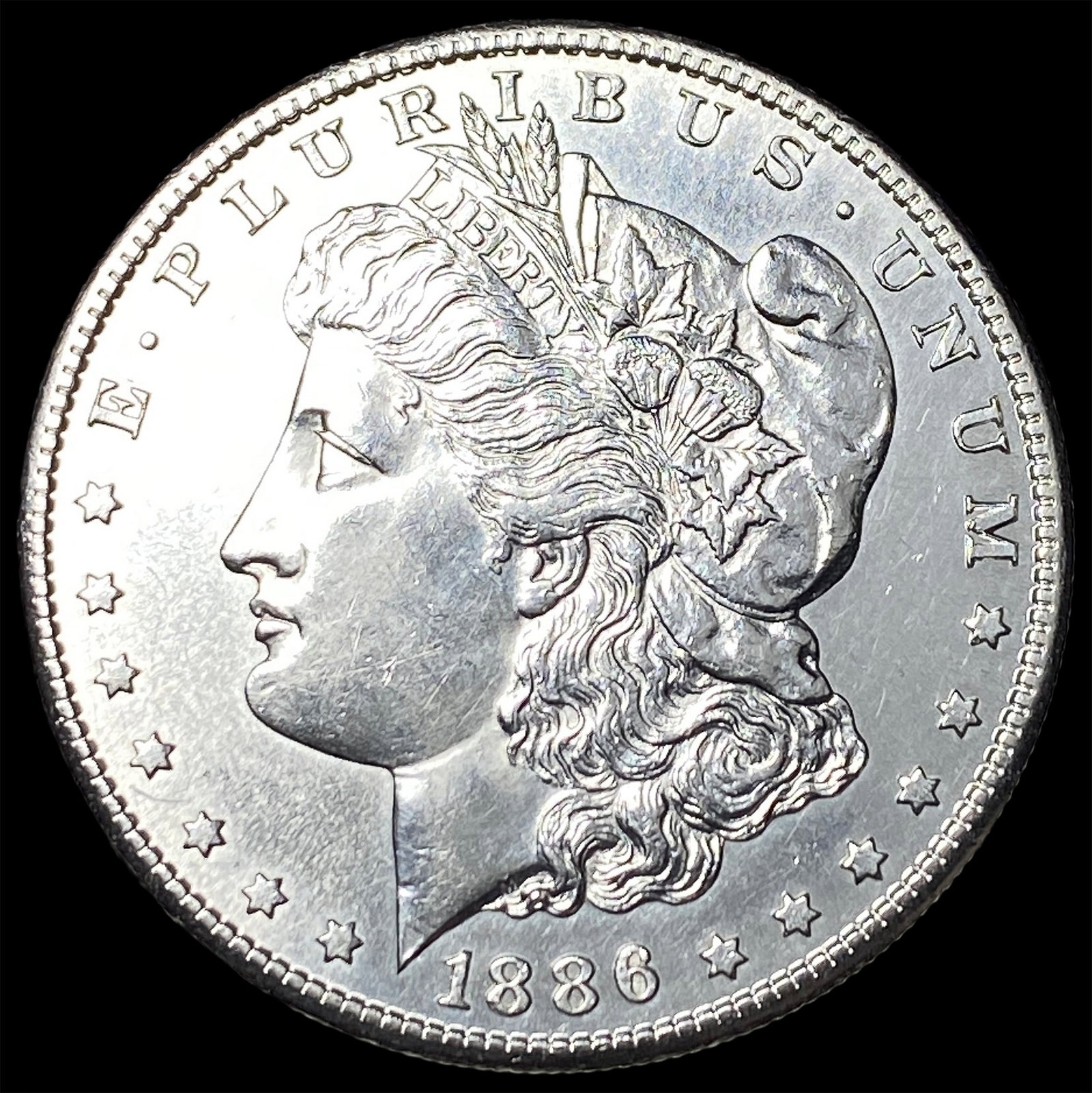 1886-S Silver Morgan Dollar CHOICE BU: 1886-S Silver Morgan Dollar CHOICE BU