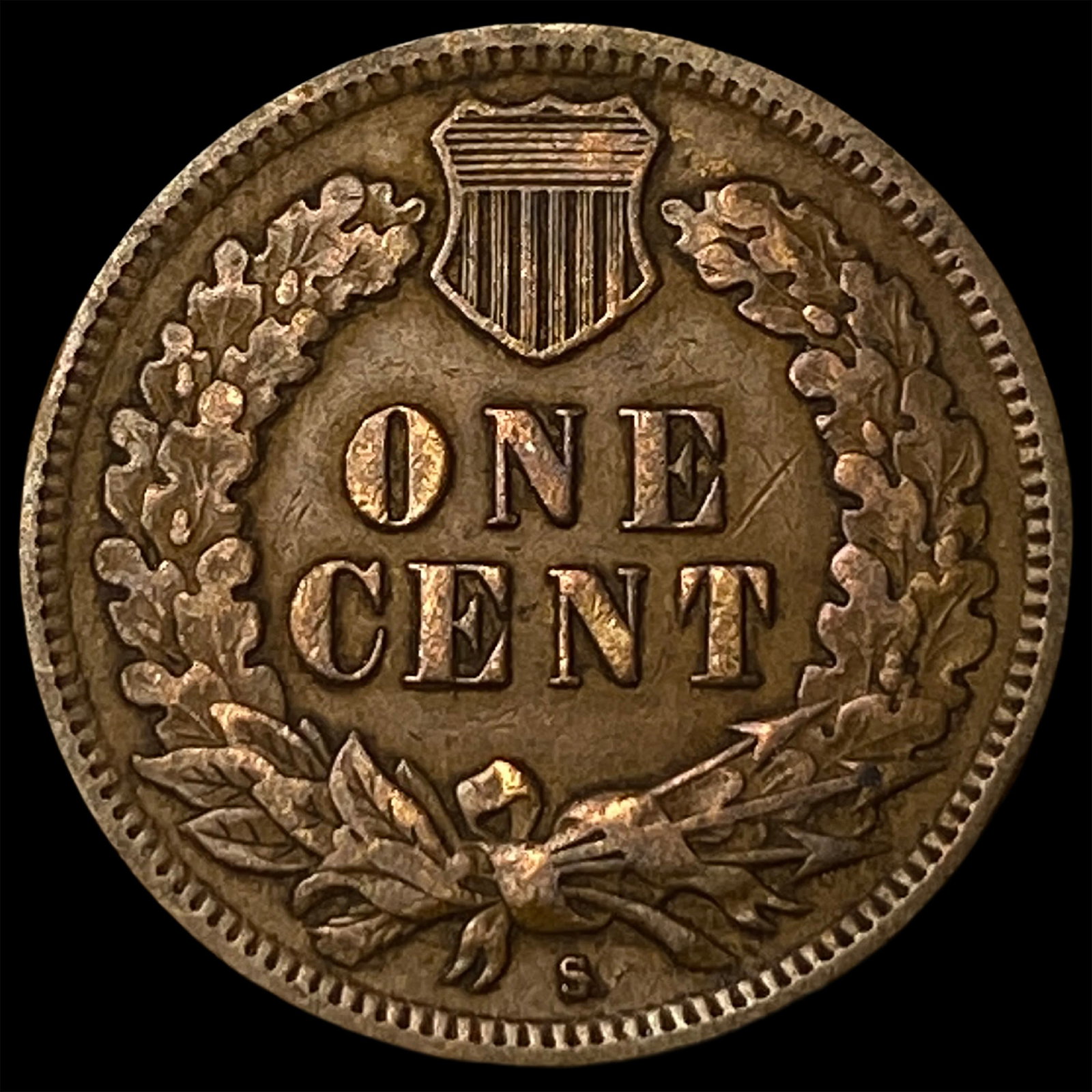 1908-S Indian Head Cent LIGHTLY CIRCULATED - 2