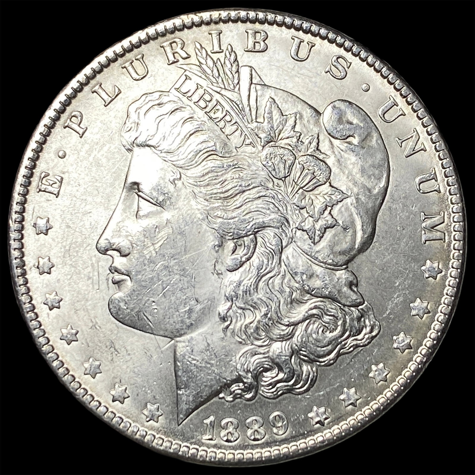 1889 Silver Morgan Dollar CHOICE BU: 1889 Silver Morgan Dollar CHOICE BU