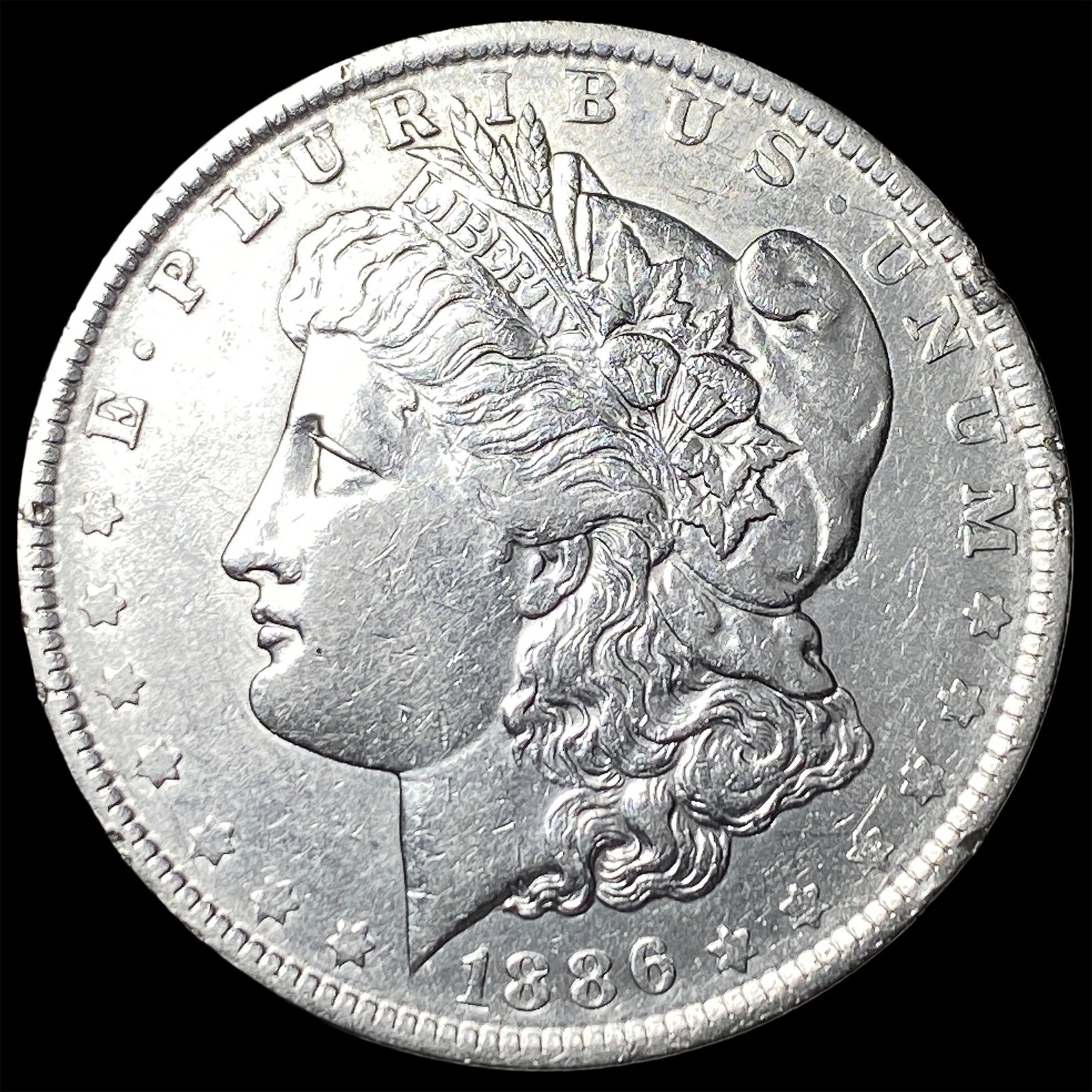 1886 Morgan Silver Dollar CLOSELY UNCIRCULATED: 1886 Morgan Silver Dollar CLOSELY UNCIRCULATED