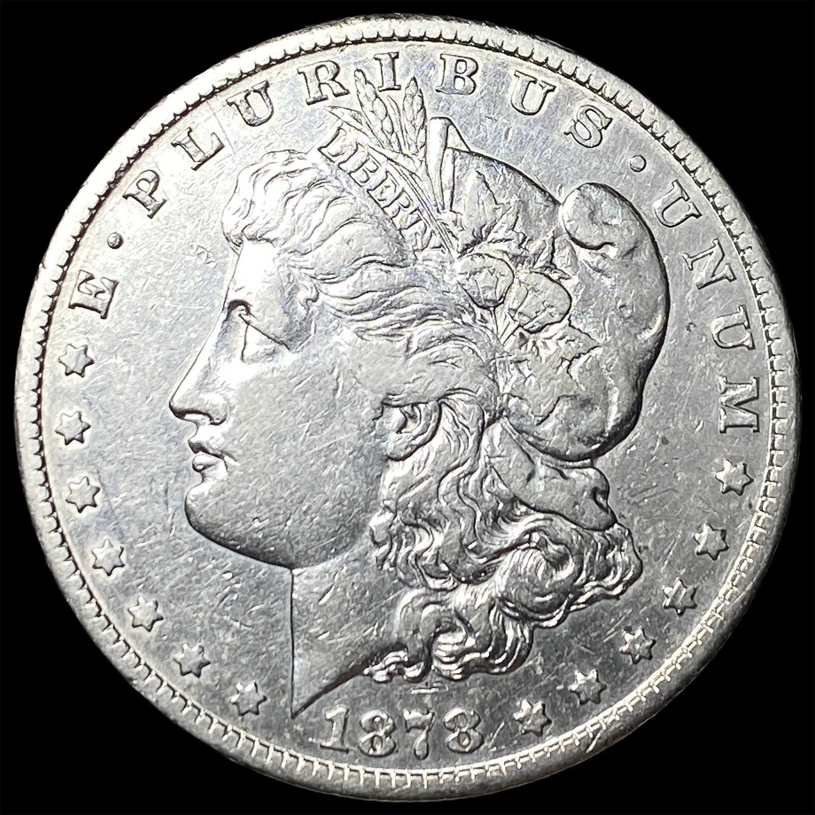 1878-S Silver Morgan Dollar NEARLY UNCIRCULATED (1 of 2)