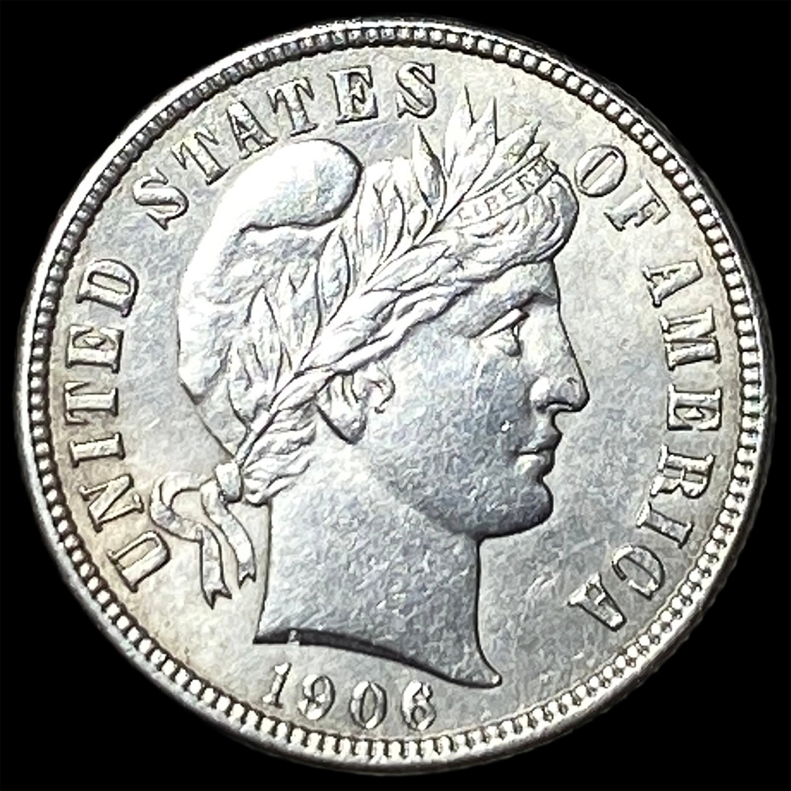 1908 Barber Dime UNCIRCULATED (1 of 2)