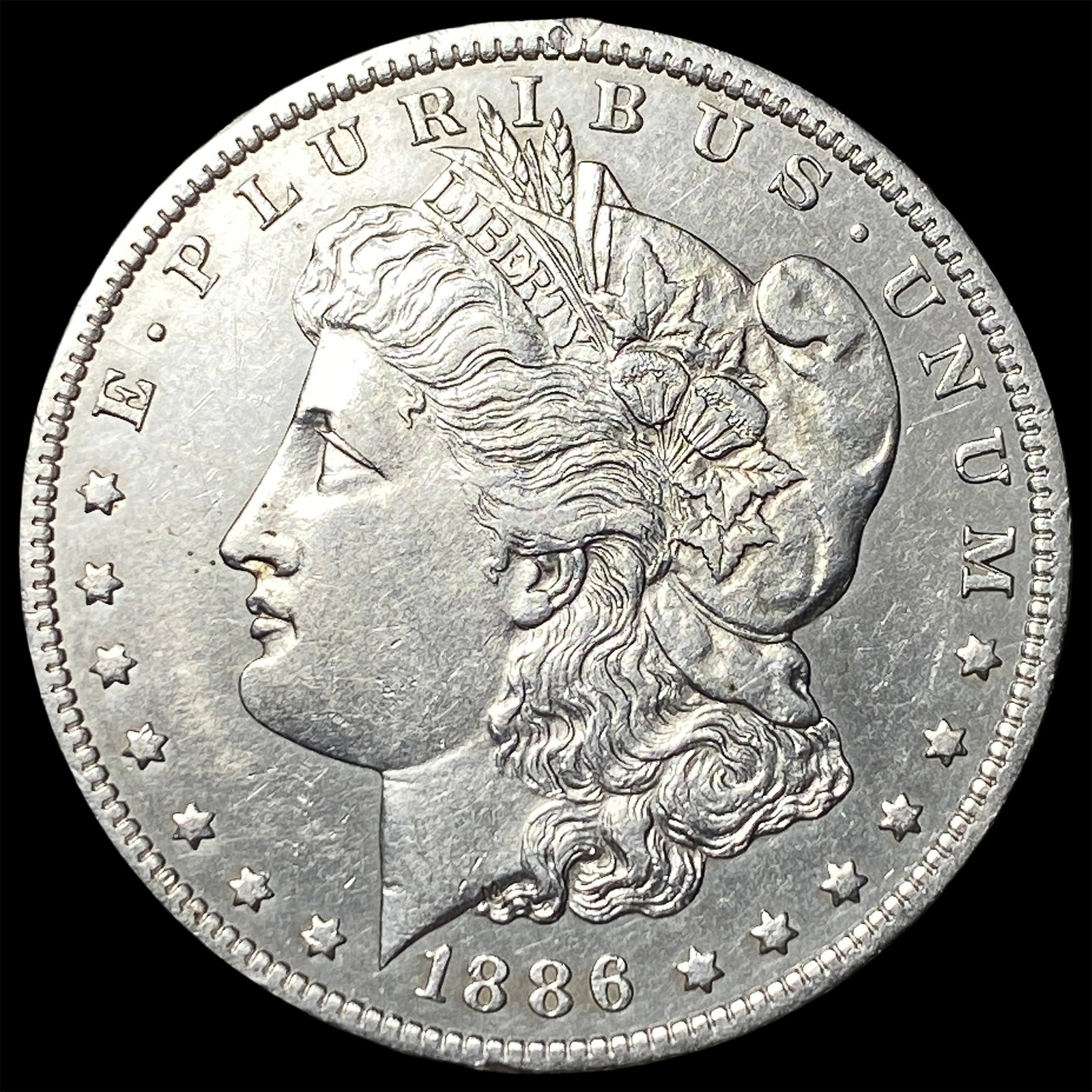 1886 Silver Morgan Dollar UNCIRCULATED: 1886 Silver Morgan Dollar UNCIRCULATED