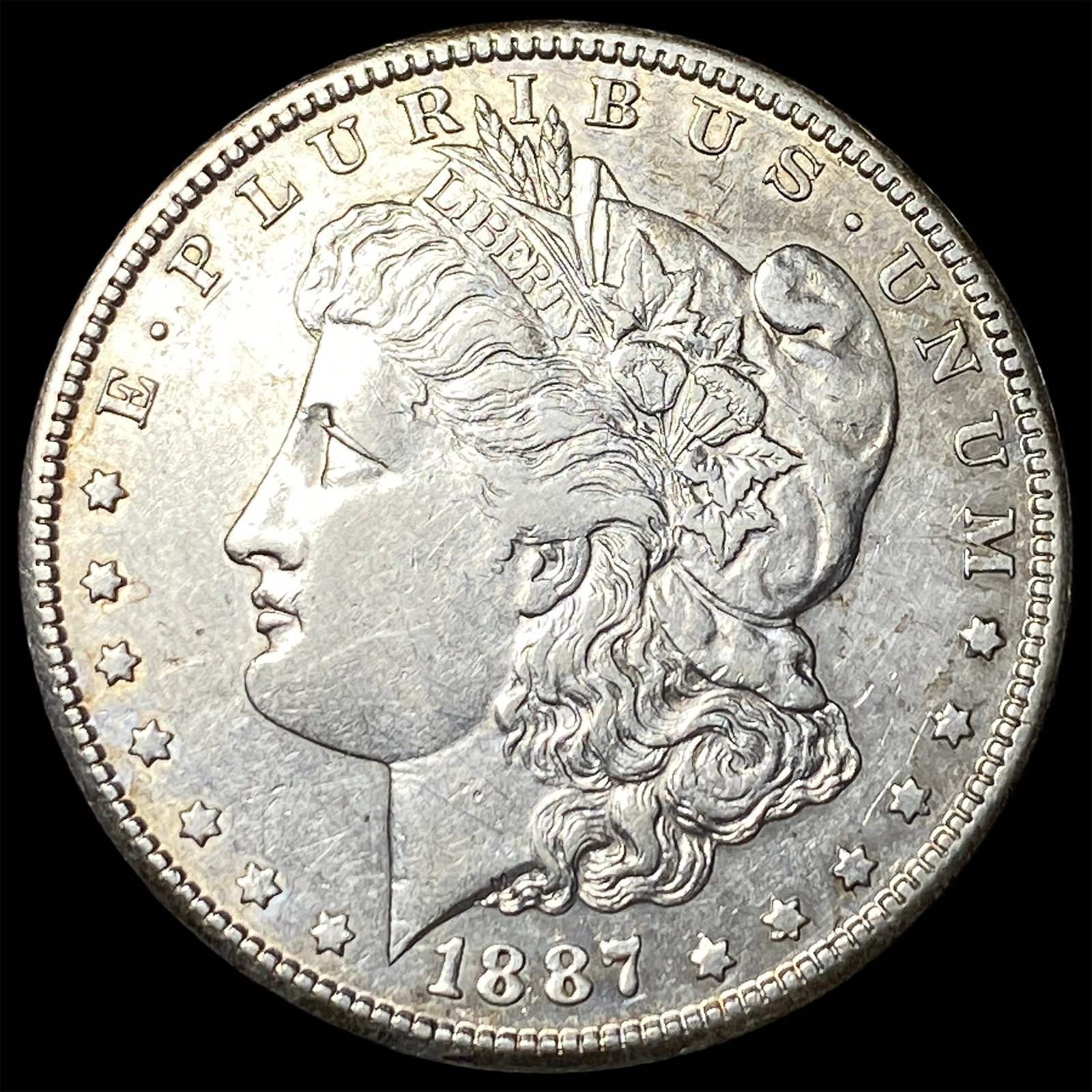 1887-S Silver Morgan Dollar CHOICE AU (1 of 2)
