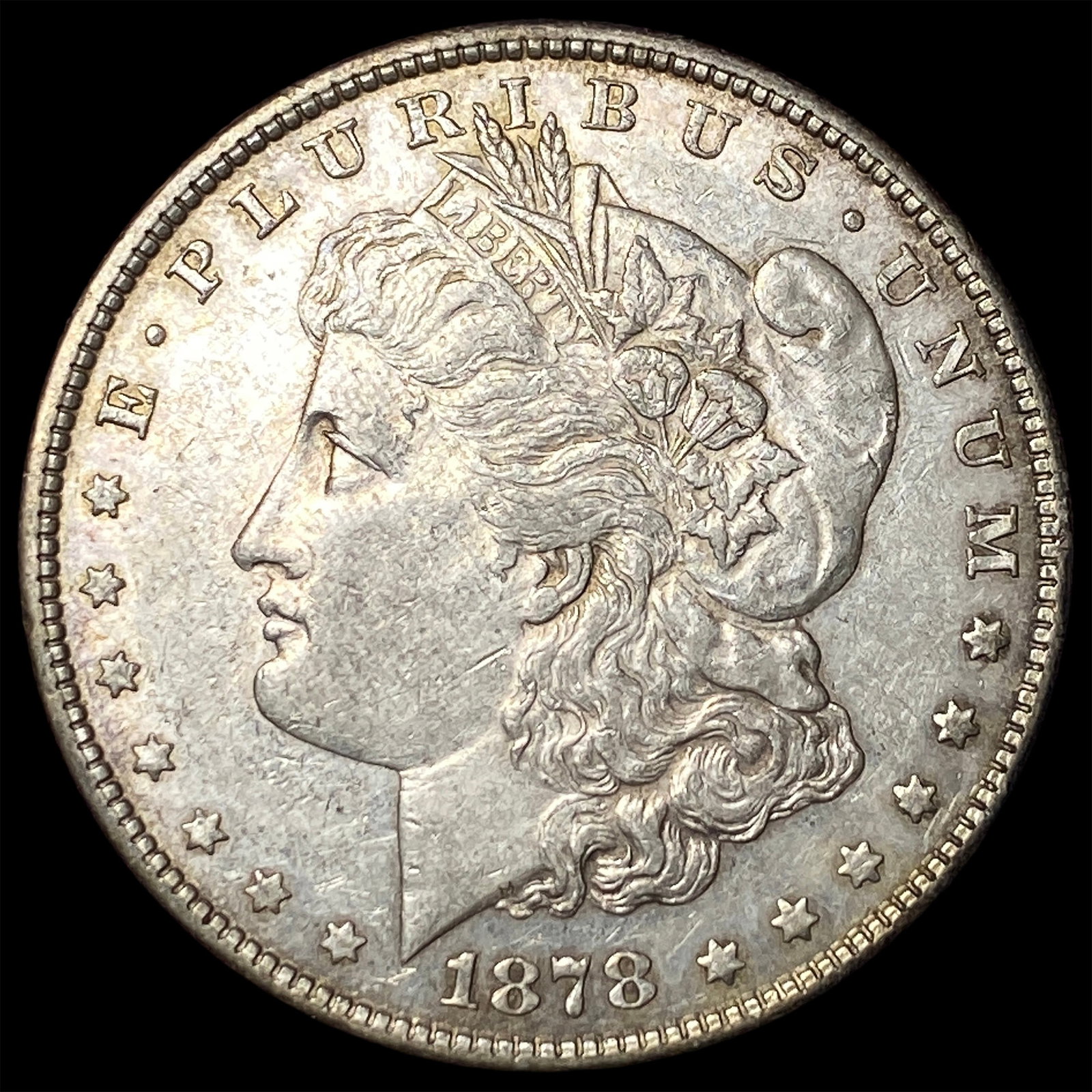 1878-S Silver Morgan Dollar CLOSELY UNCIRCULATED: 1878-S Silver Morgan Dollar CLOSELY UNCIRCULATED