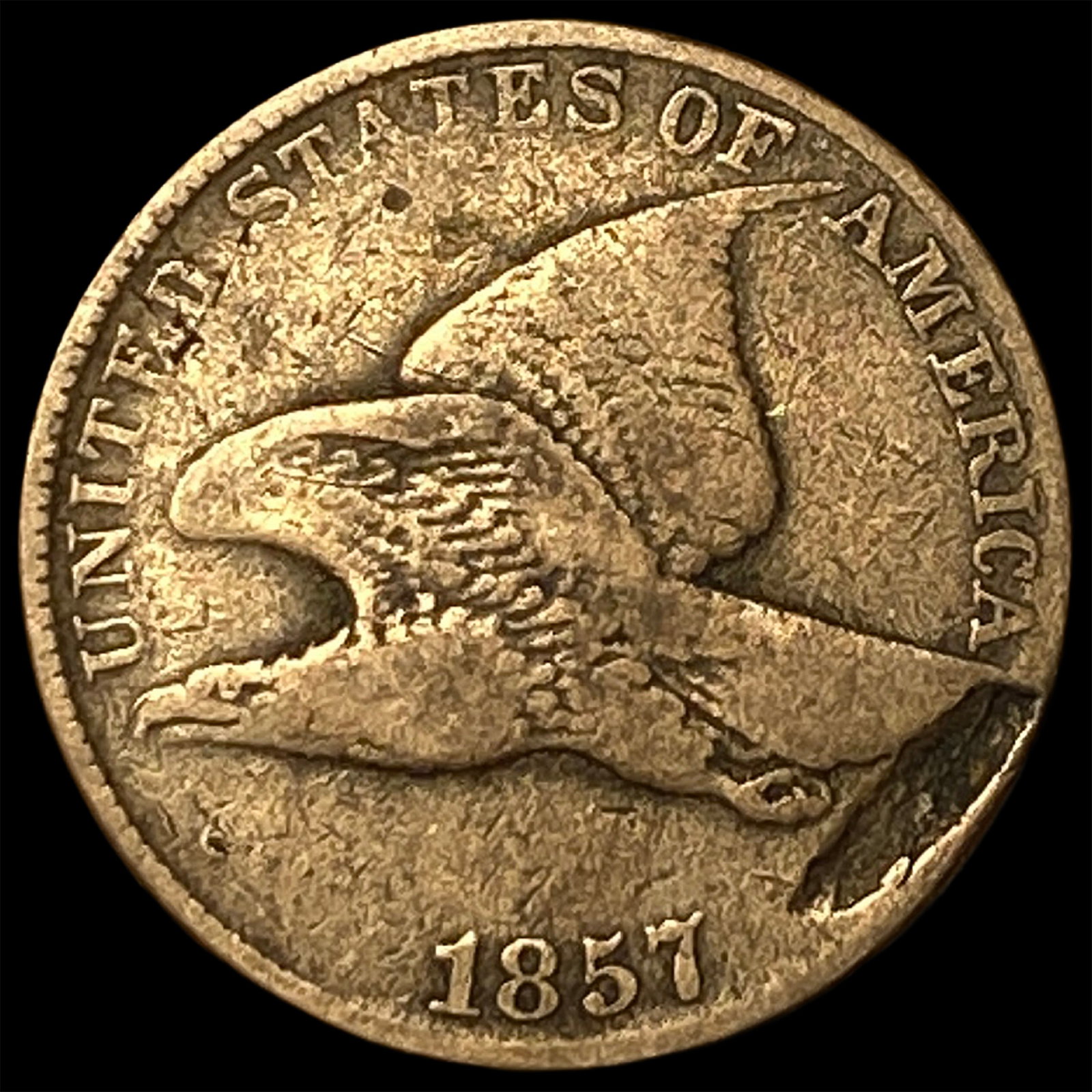 1857 Flying Eagle Cent LIGHTLY CIRCULATED: 1857 Flying Eagle Cent LIGHTLY CIRCULATED