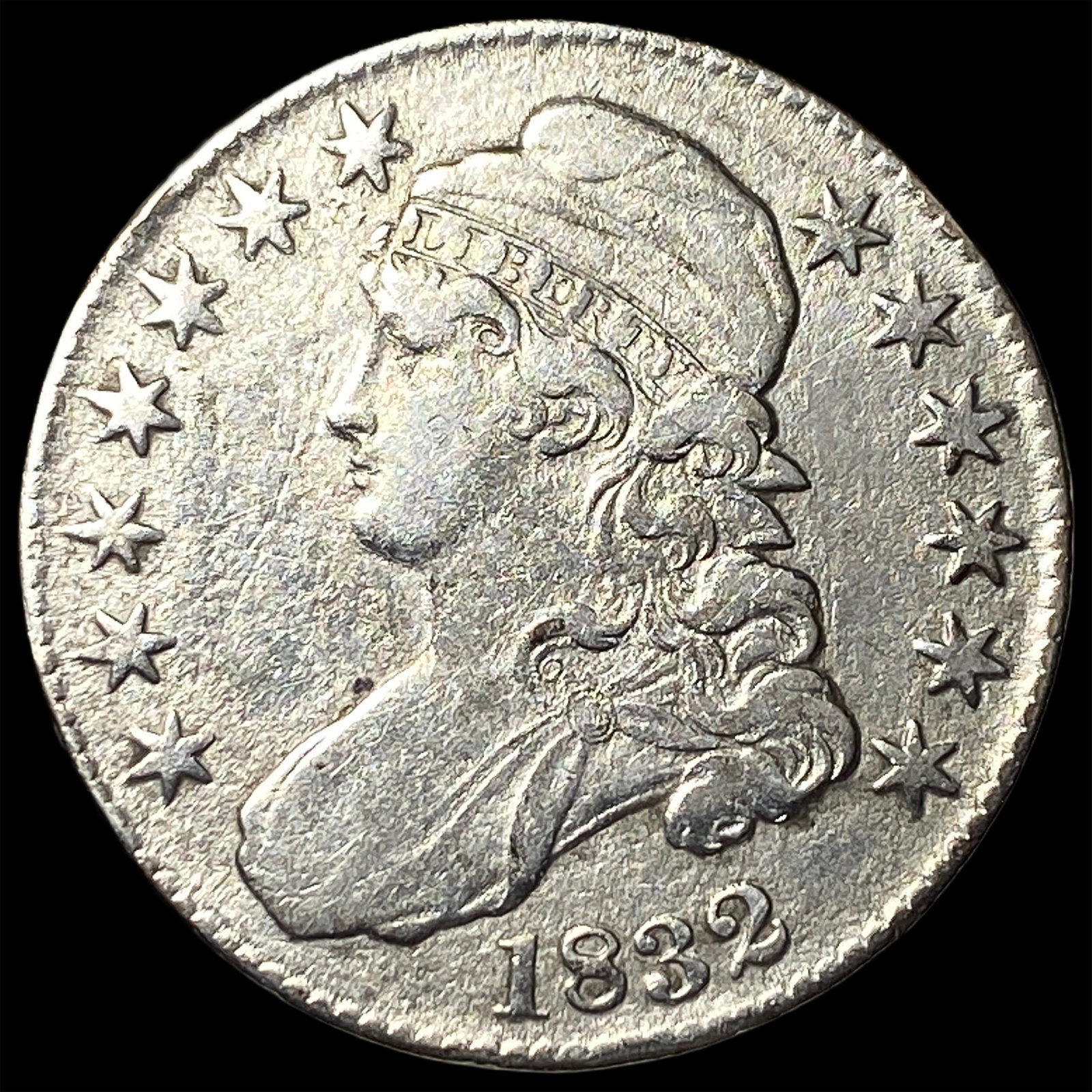 1832 Capped Bust Half Dollar LIGHTLY CIRCULATED: 1832 Capped Bust Half Dollar LIGHTLY CIRCULATED