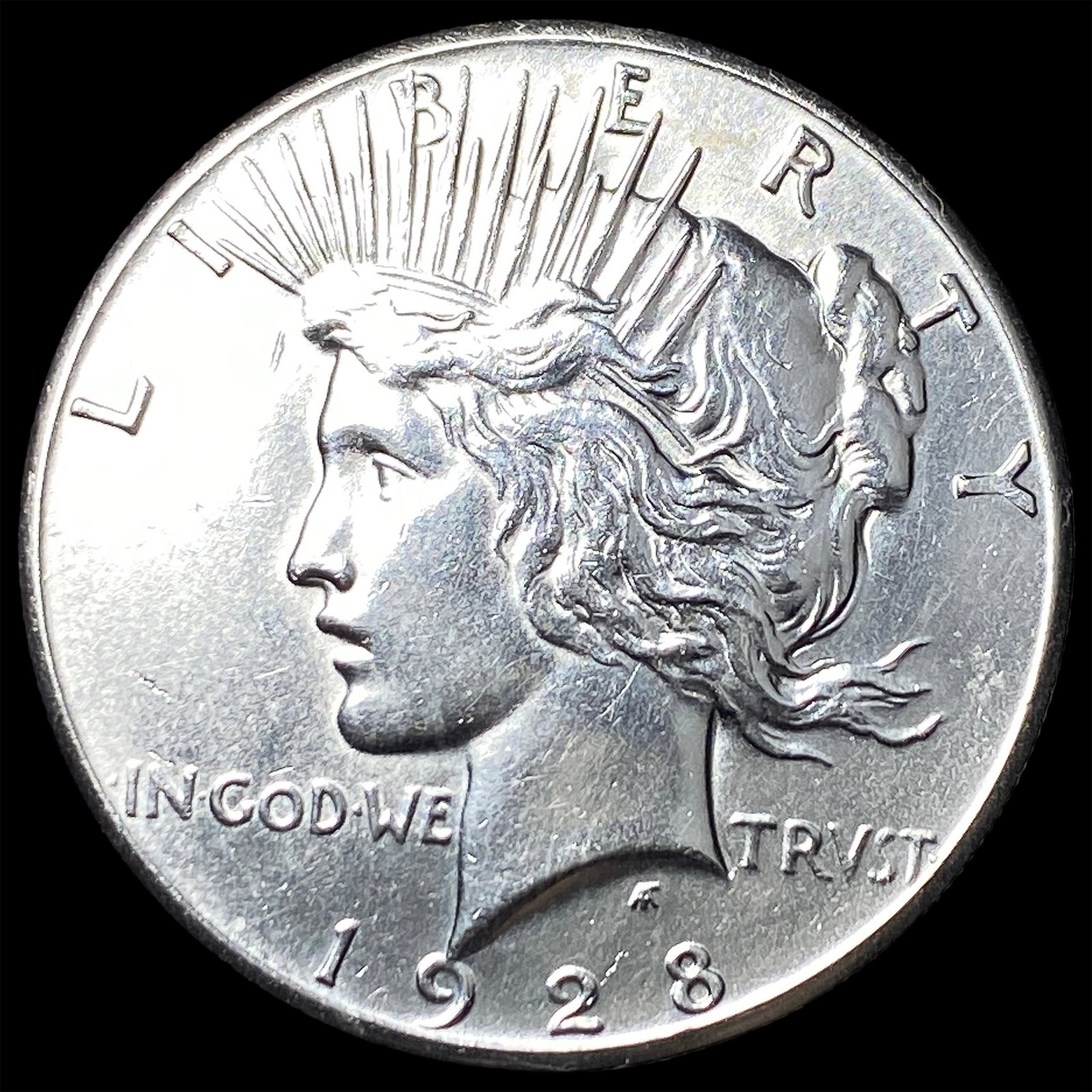 1928 Silver Peace Dollar CHOICE BU (1 of 2)
