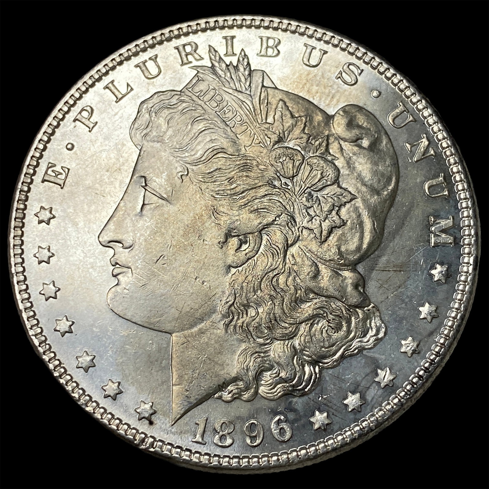 1896 Silver Morgan Dollar CHOICE BU (1 of 2)