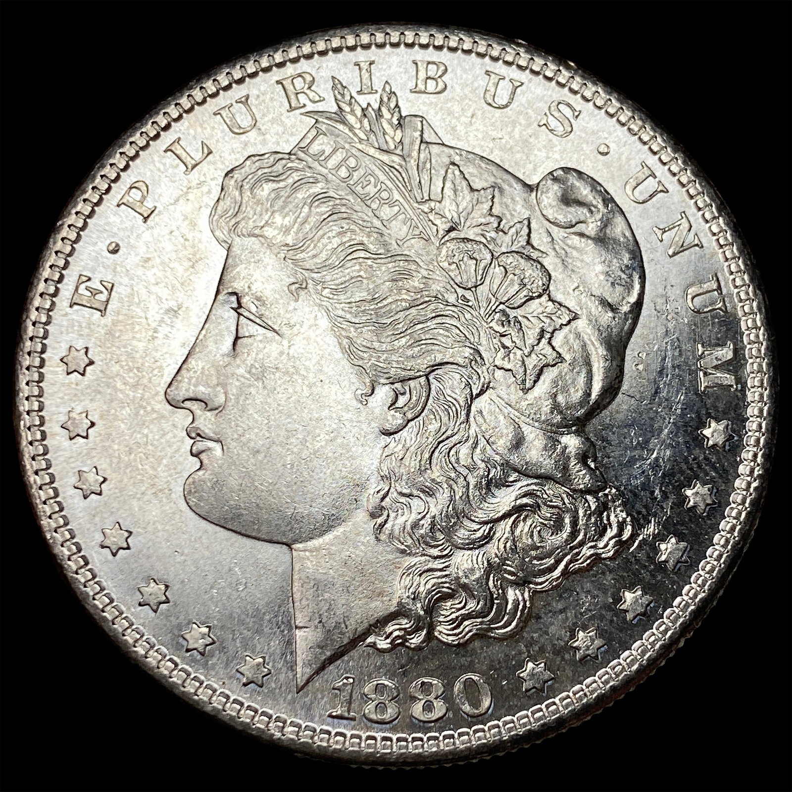 1880-S Silver Morgan Dollar CHOICE BU (1 of 2)