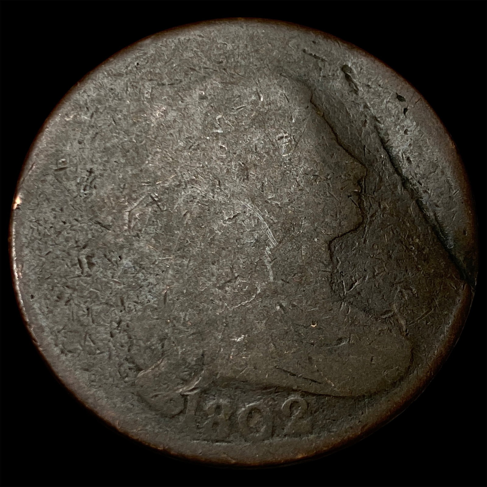 1802 Draped Bust Large Cent NICELY CIRCULATED: 1802 Draped Bust Large Cent NICELY CIRCULATED