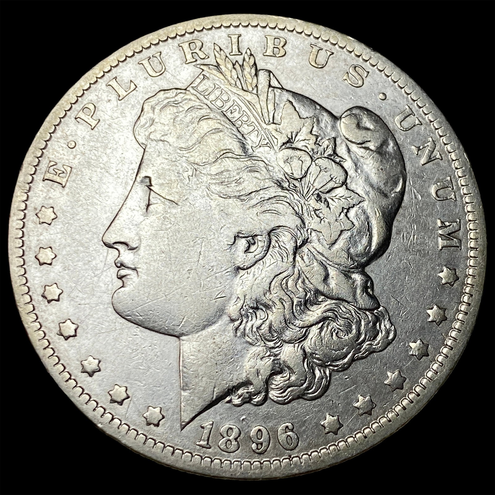 1896-O Silver Morgan Dollar CLOSELY UNCIRCULATED: 1896-O Silver Morgan Dollar CLOSELY UNCIRCULATED