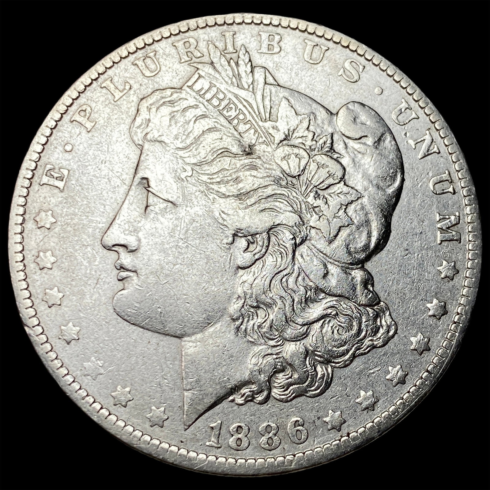 1886 Morgan Silver Dollar CLOSELY UNCIRCULATED: 1886 Morgan Silver Dollar CLOSELY UNCIRCULATED