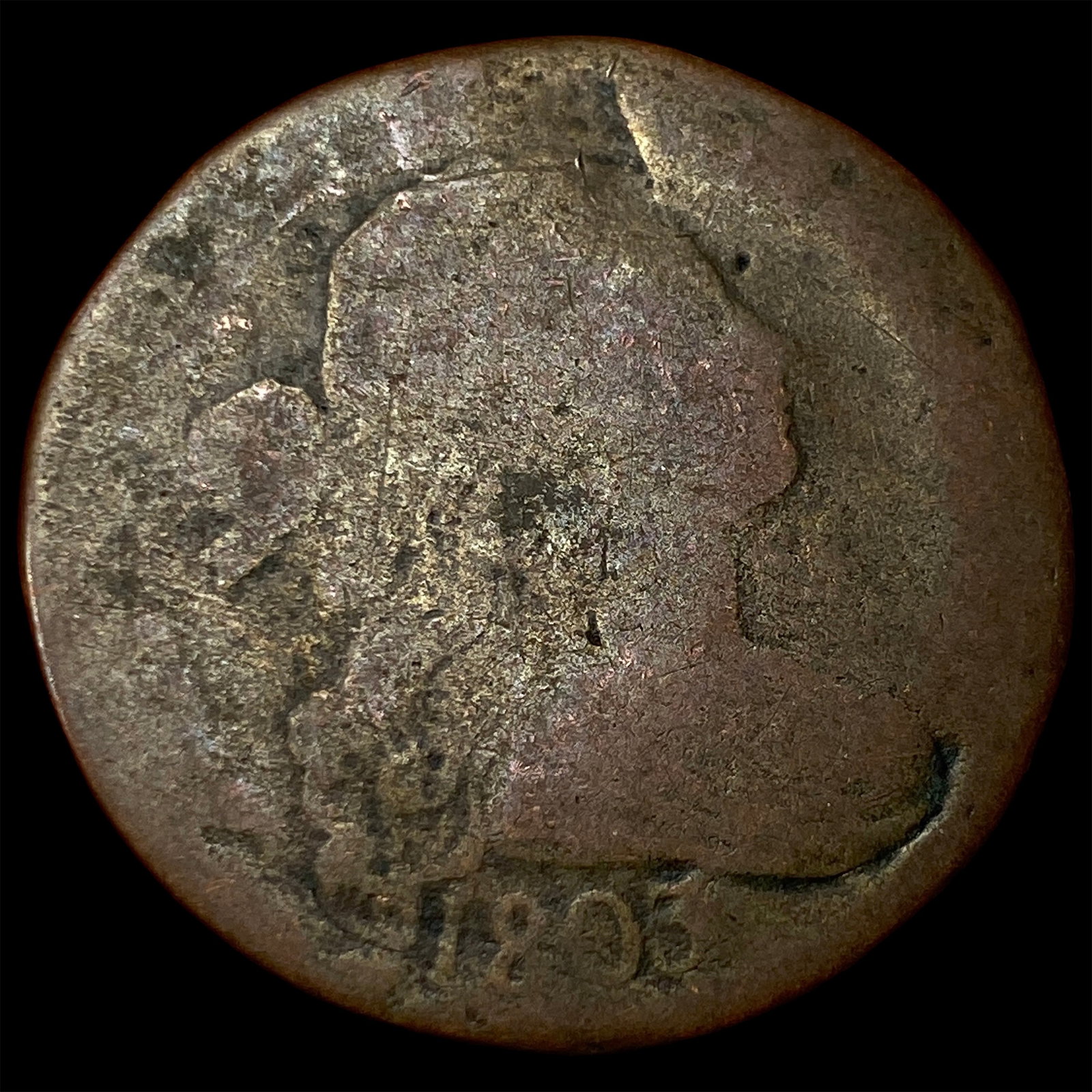 1803 Draped Bust Large Cent NICELY CIRCULATED: 1803 Draped Bust Large Cent NICELY CIRCULATED