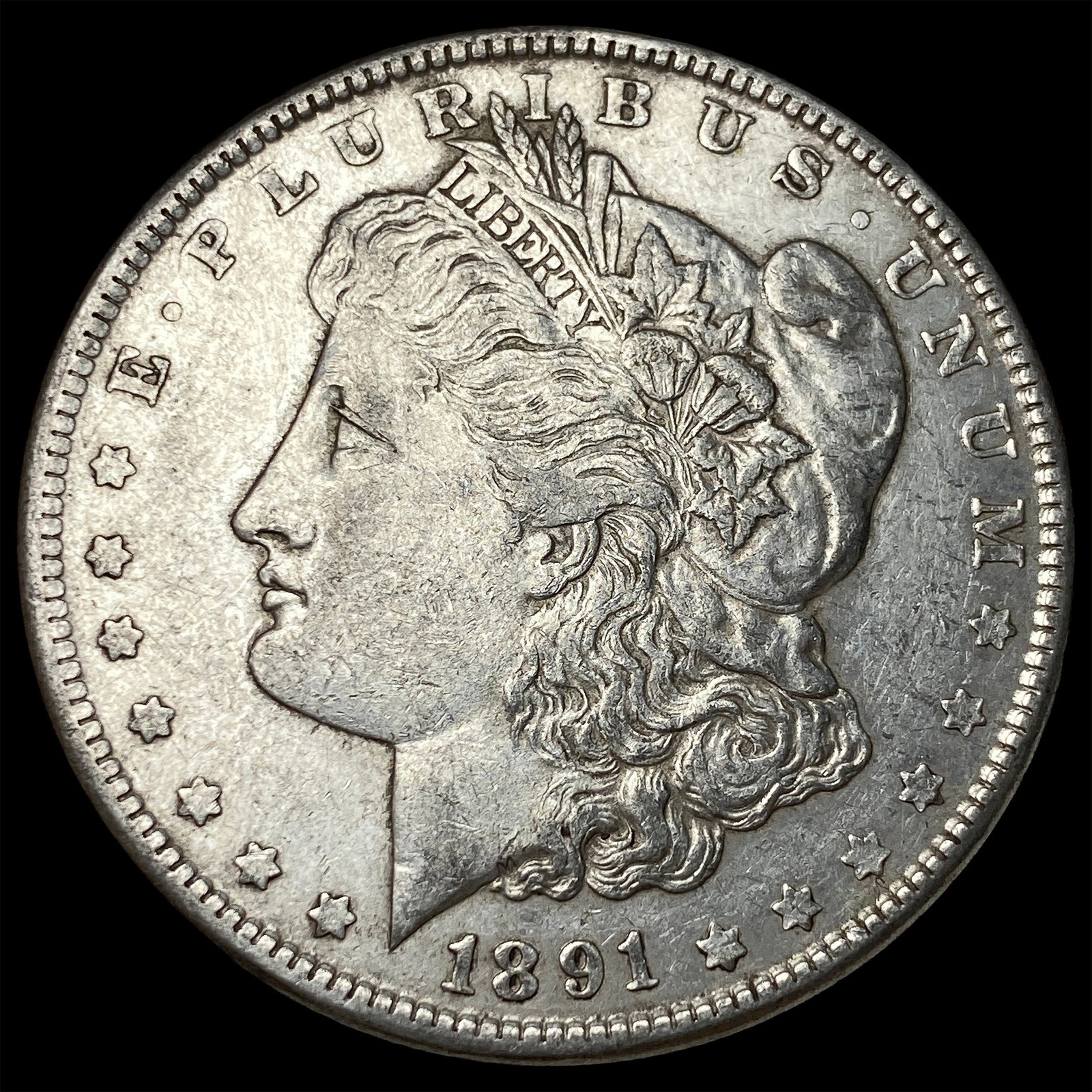 1891-S Silver Morgan Dollar CLOSELY UNCIRCULATED (1 of 2)