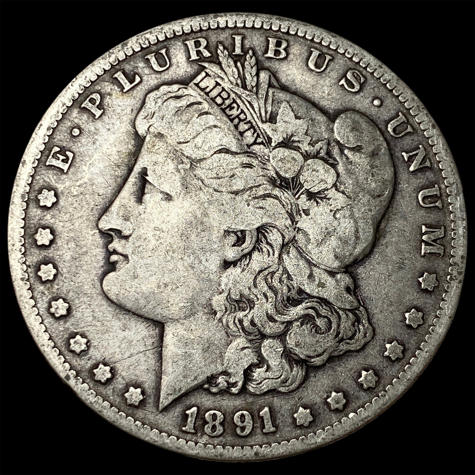 1891-O Silver Morgan Dollar CLOSELY UNCIRCULATED (1 of 2)