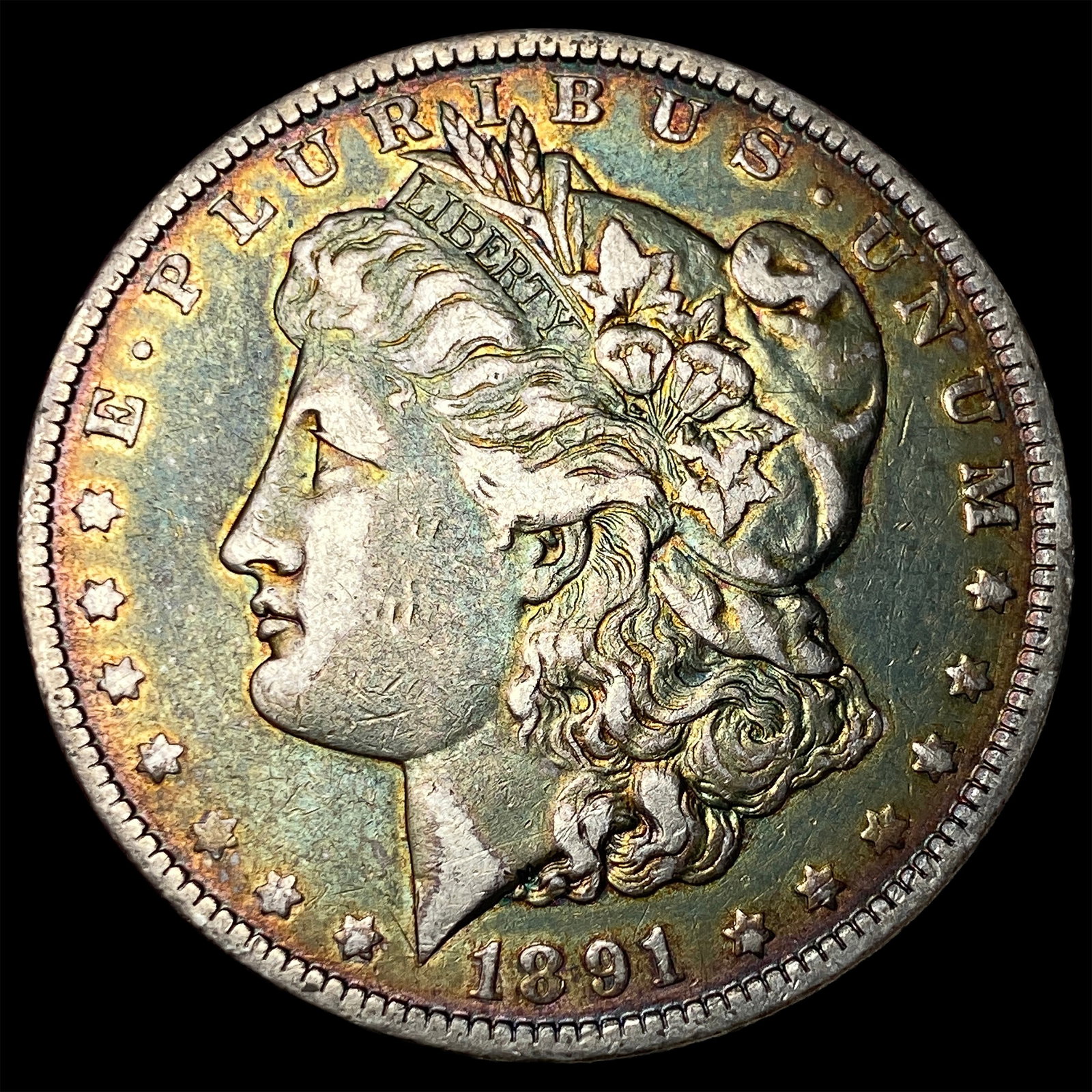 1891-O Silver Morgan Dollar CLOSELY UNCIRCULATED (1 of 2)