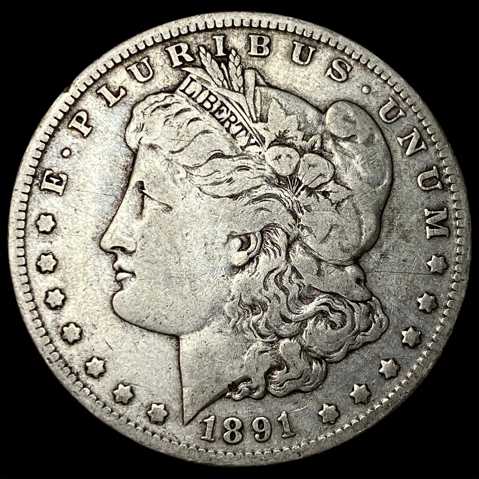 1891-O Silver Morgan Dollar CLOSELY UNCIRCULATED (1 of 2)