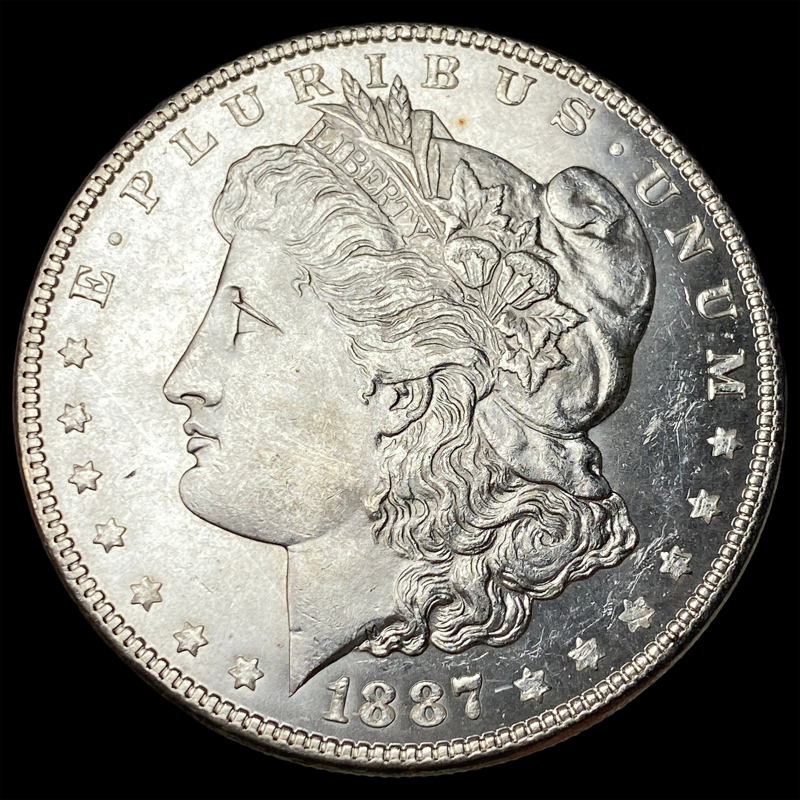 1887 Morgan Silver Dollar CHOICE BU: 1887 Morgan Silver Dollar CHOICE BU