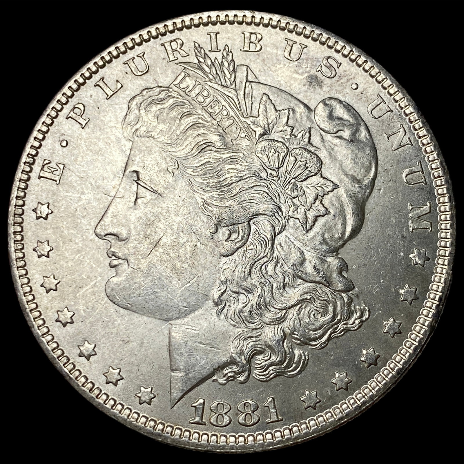1881 Morgan Silver Dollar CHOICE BU: 1881 Morgan Silver Dollar CHOICE BU