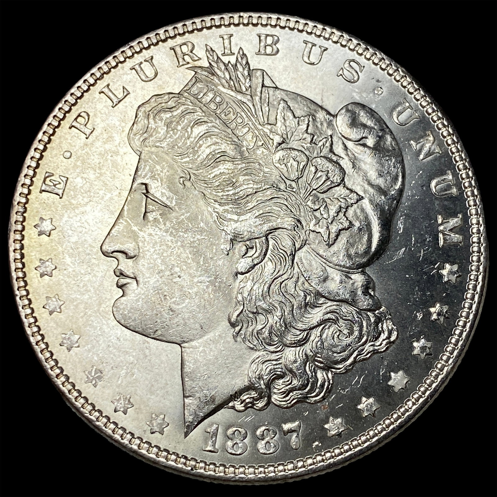 1887 Morgan Silver Dollar CHOICE BU: 1887 Morgan Silver Dollar CHOICE BU