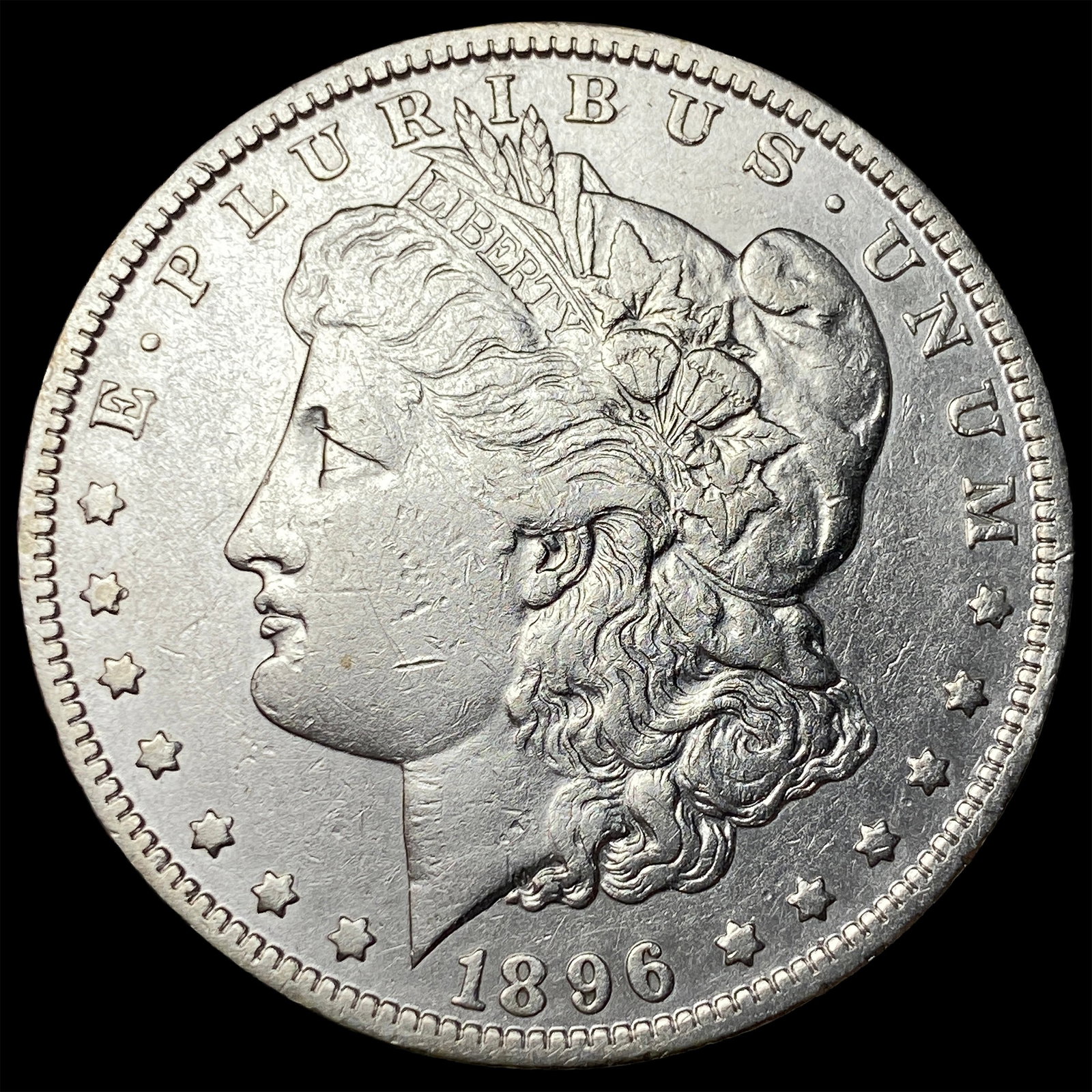 1896-O Silver Morgan Dollar NEARLY UNCIRCULATED: 1896-O Silver Morgan Dollar NEARLY UNCIRCULATED