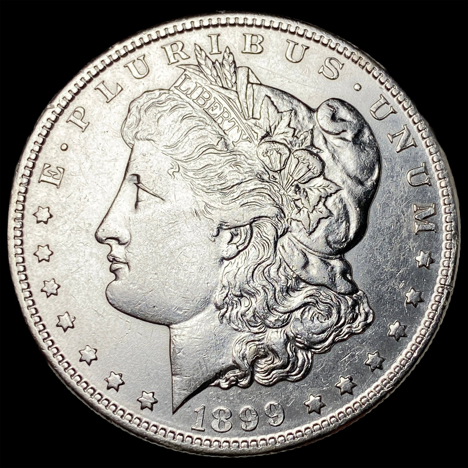 1899-S Silver Morgan Dollar CHOICE AU: 1899-S Silver Morgan Dollar CHOICE AU