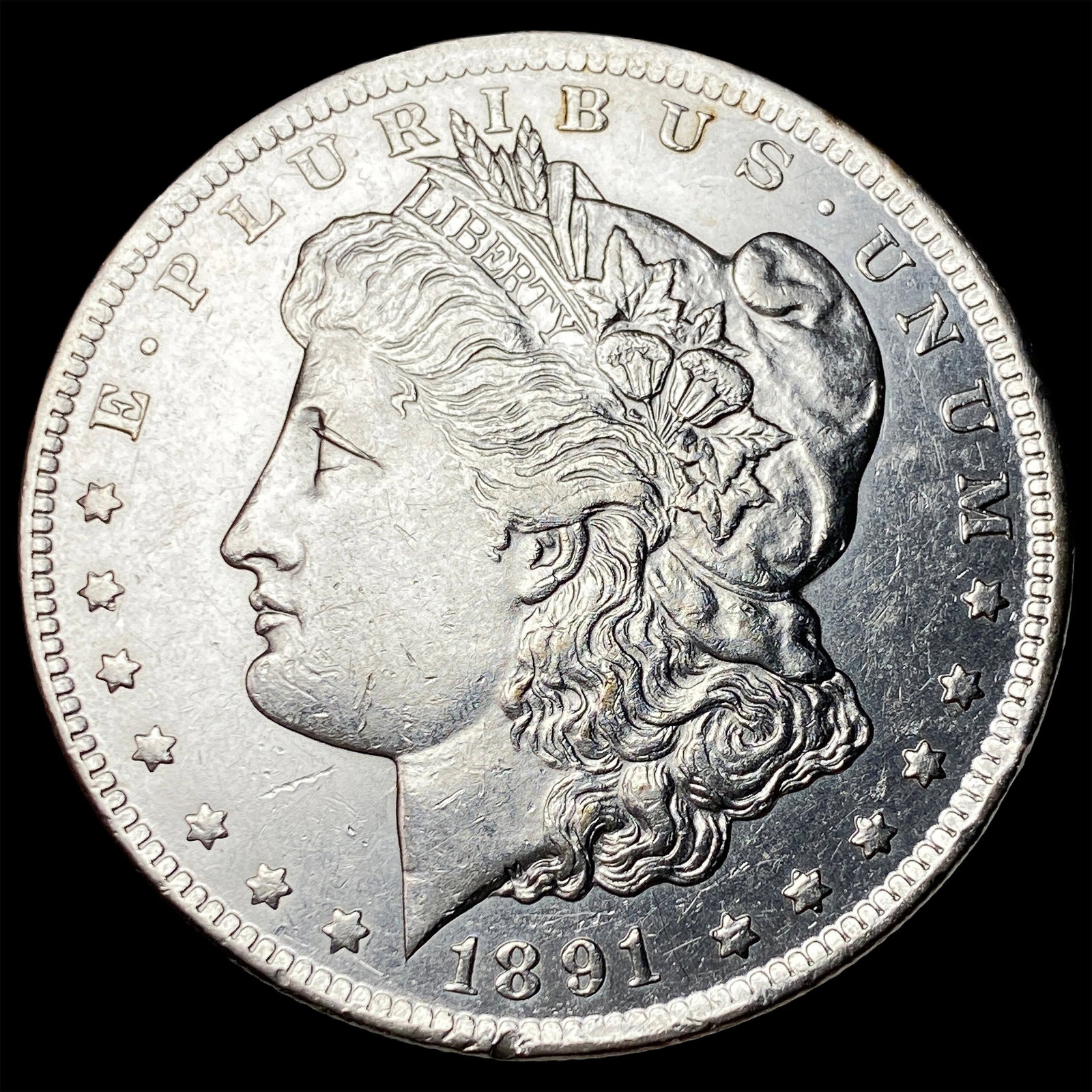 1891-CC Silver Morgan Dollar UNCIRCULATED: 1891-CC Silver Morgan Dollar UNCIRCULATED