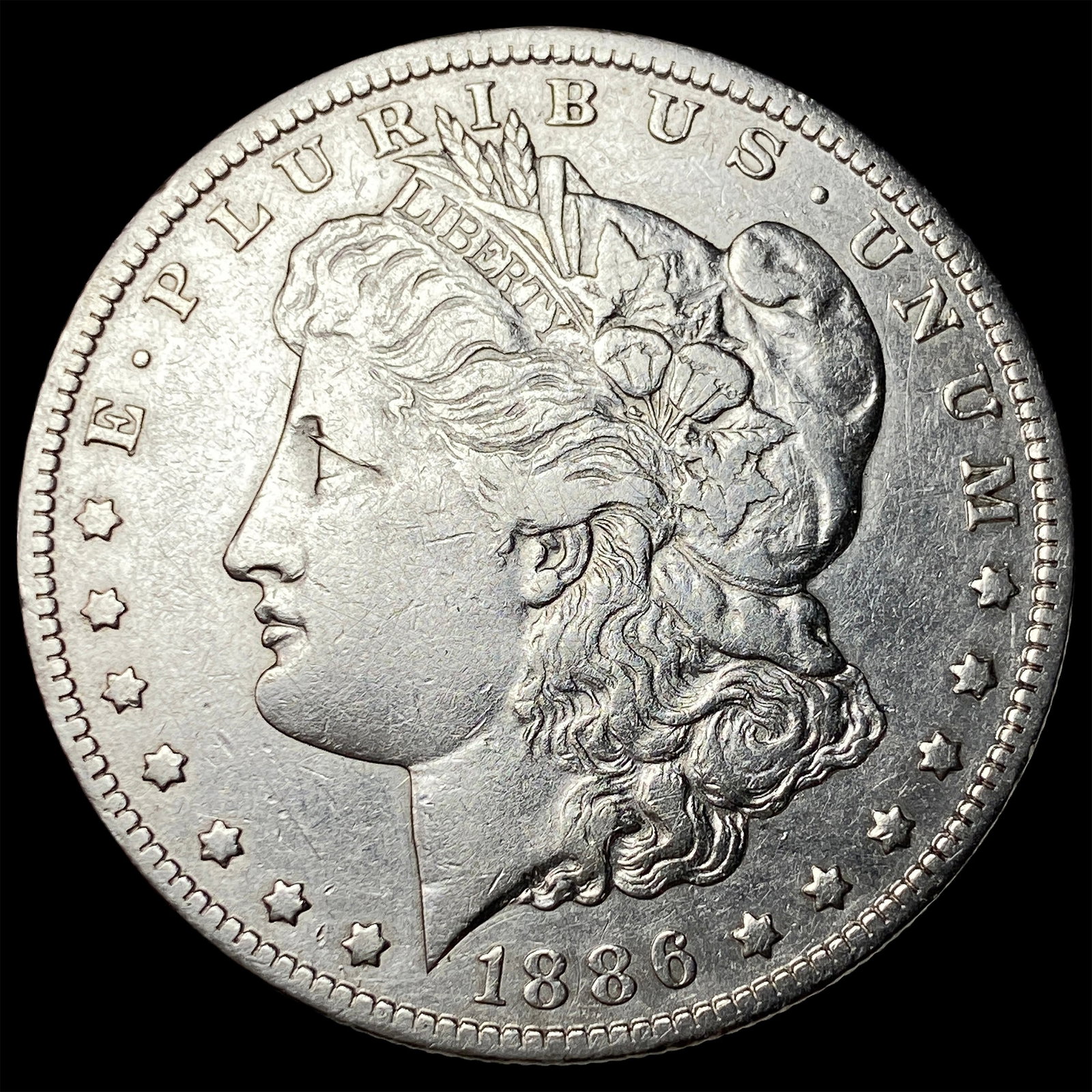 1886-O Silver Morgan Dollar NEARLY UNCIRCULATED: 1886-O Silver Morgan Dollar NEARLY UNCIRCULATED