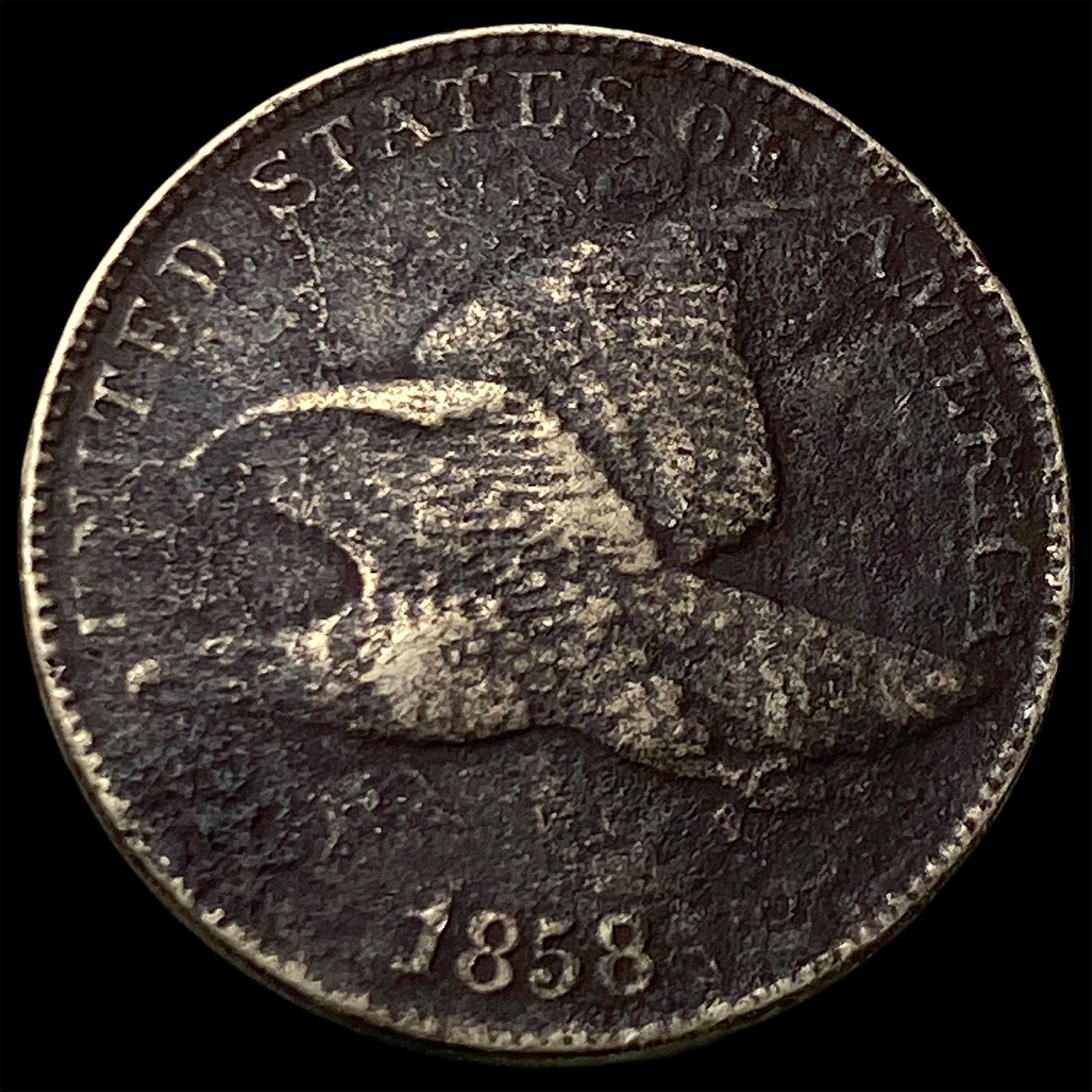 1858 Flying Eagle Cent LIGHTLY CIRCULATED: 1858 Flying Eagle Cent LIGHTLY CIRCULATED