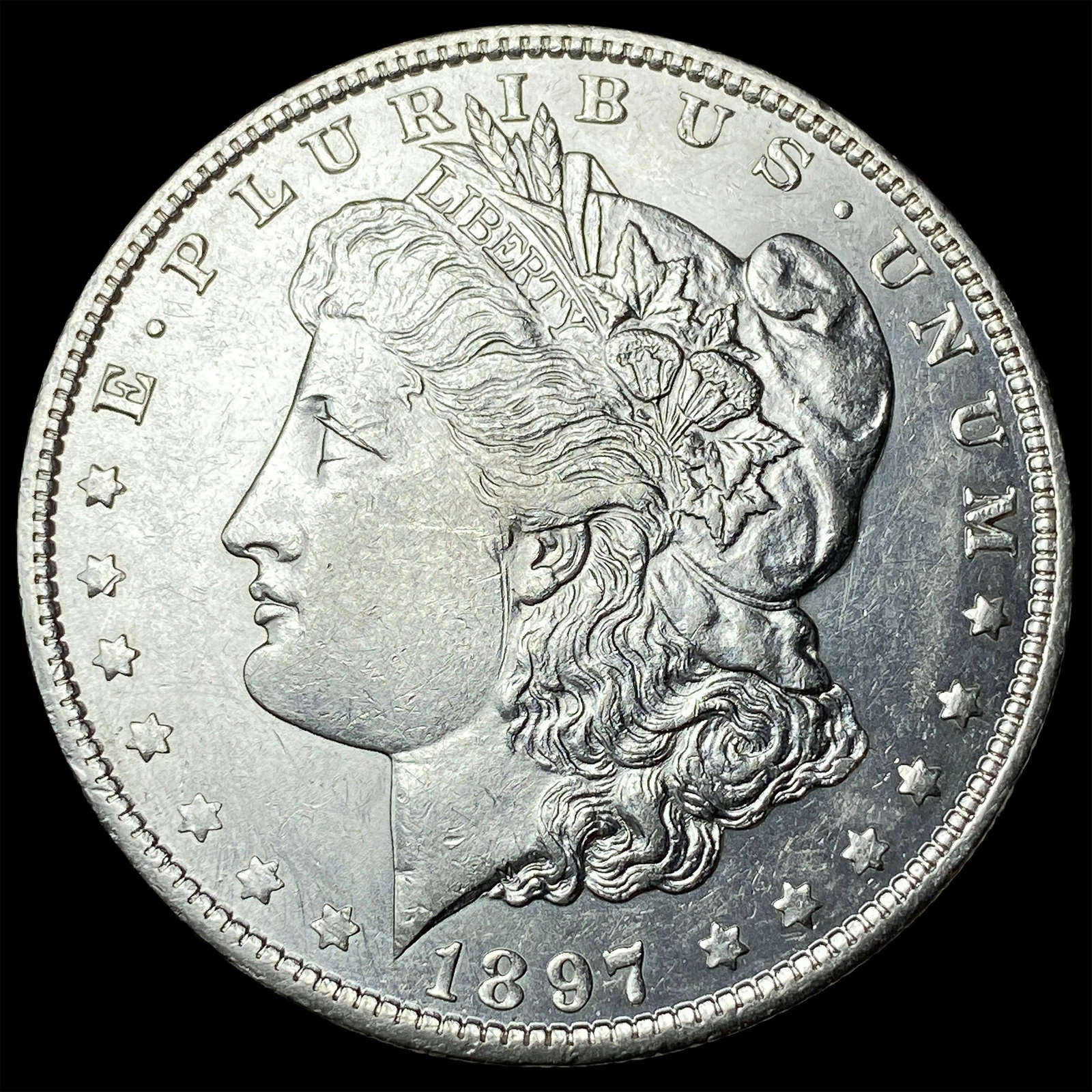 1897-O Silver Morgan Dollar CHOICE AU (1 of 2)