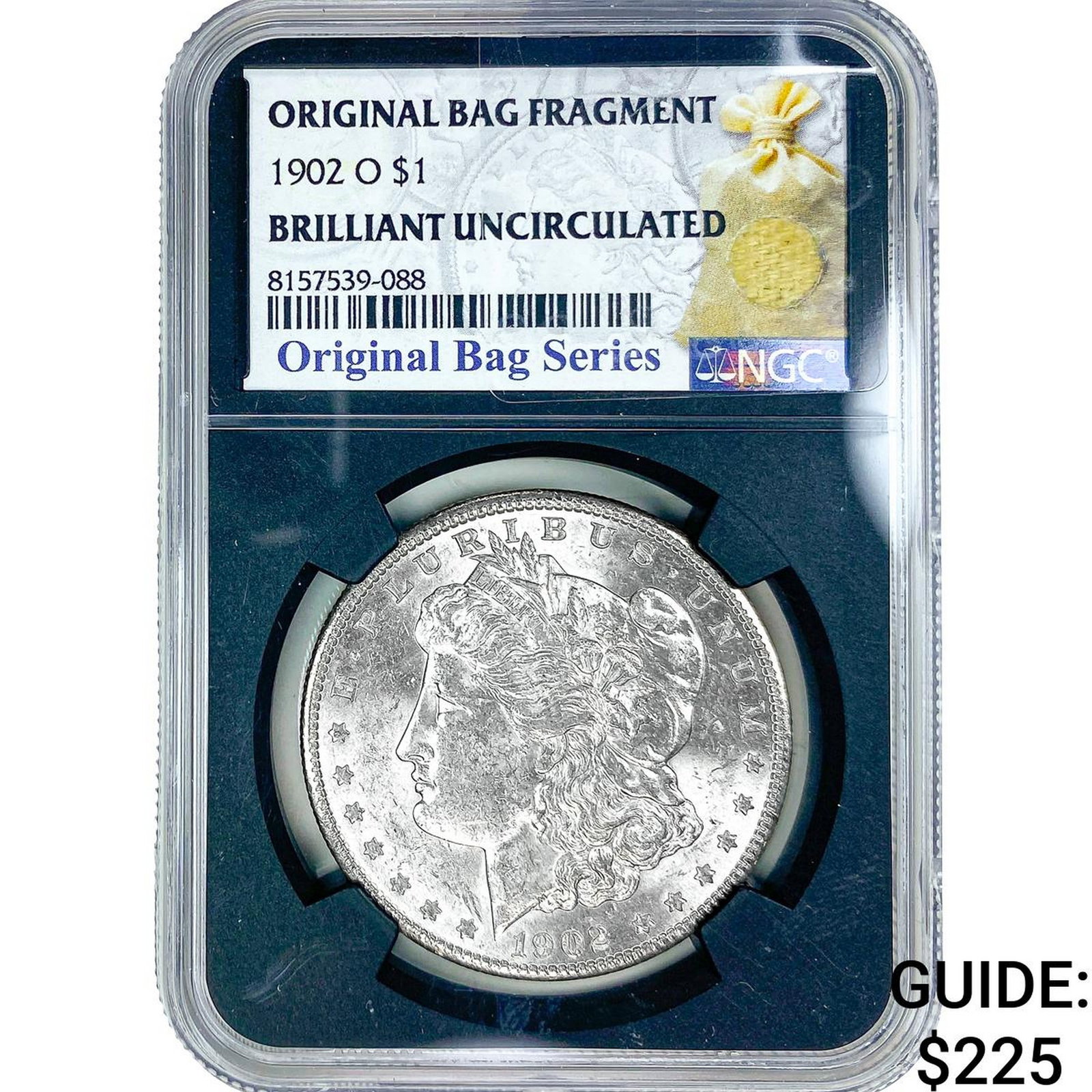 1902-O Morgan Silver Dollar NGC BU Orig. Bag Frag. (1 of 2)