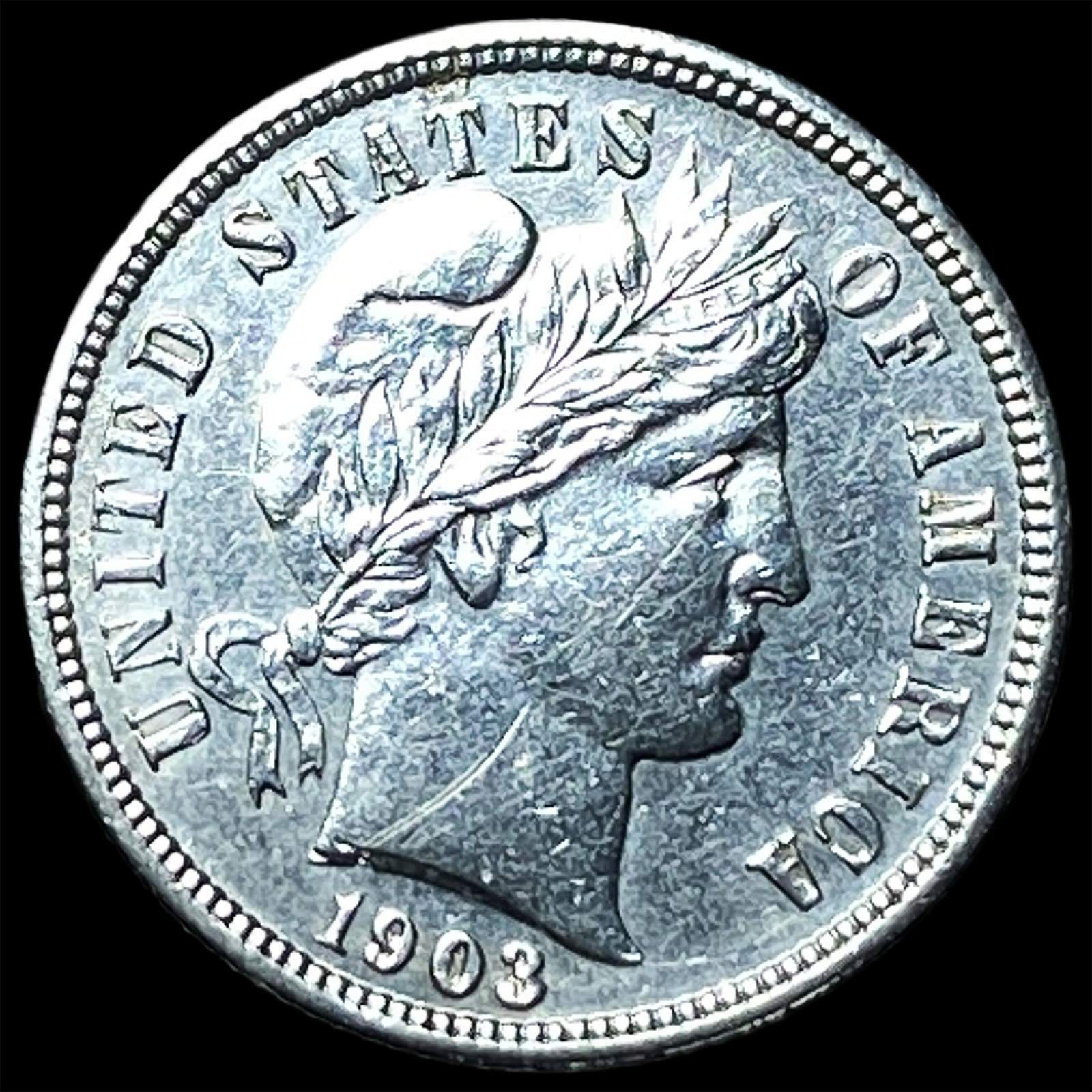 1903 Silver Barber Dime UNCIRCULATED: 1903 Silver Barber Dime UNCIRCULATED