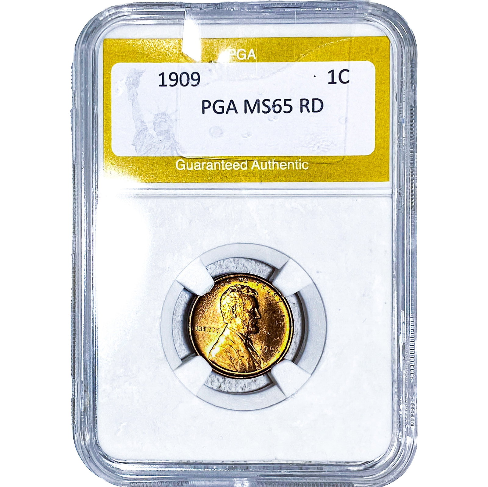 1909 Wheat Cent PGA MS65 RD (1 of 2)