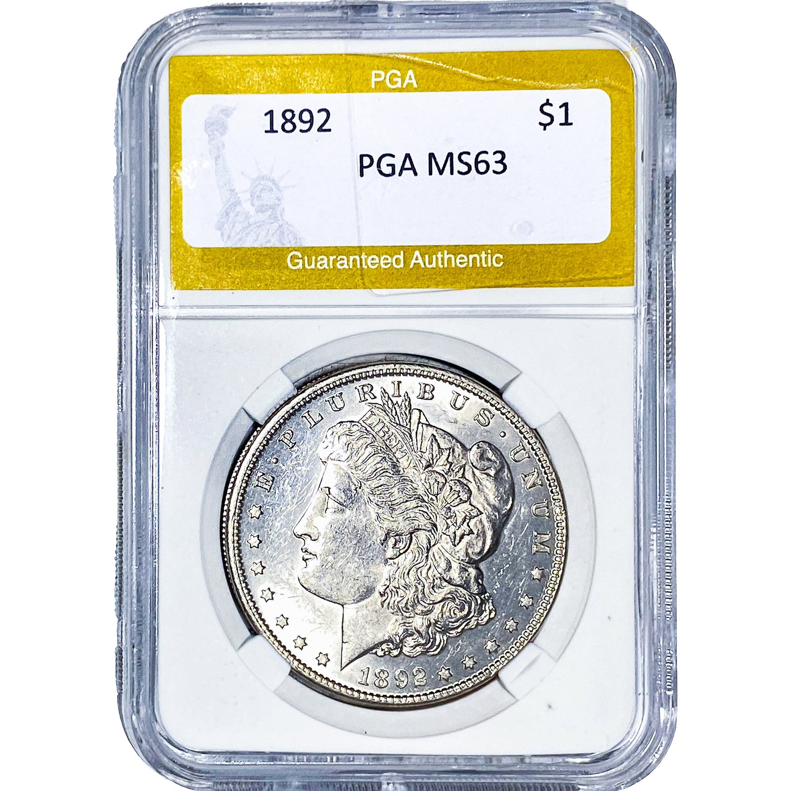 1892 Morgan Silver Dollar PGA MS63 (1 of 2)