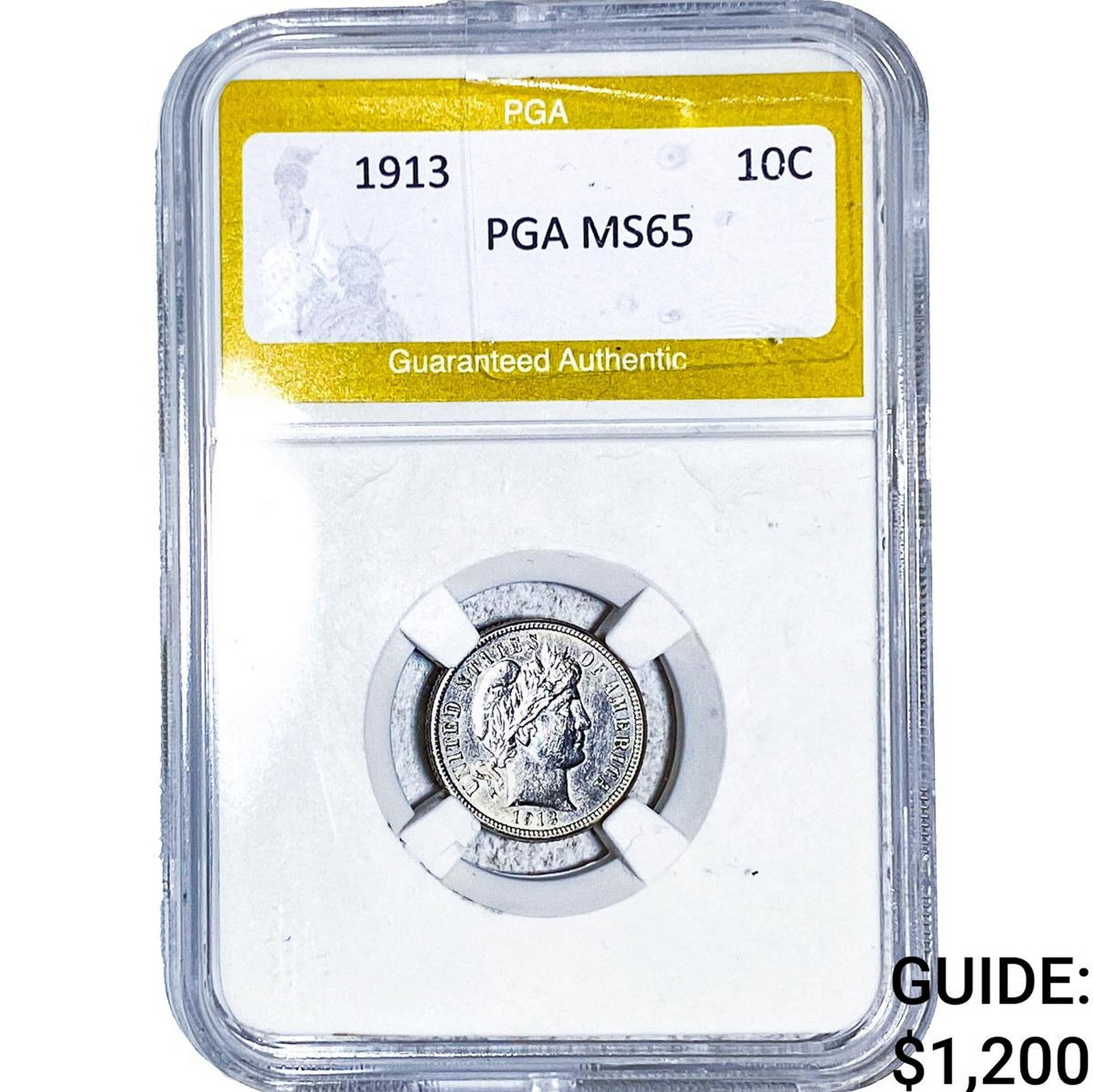 1913 Barber Dime PGA MS65 (1 of 2)