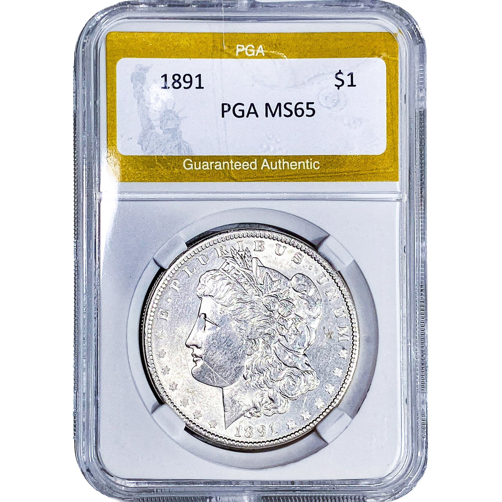 1891 Morgan Silver Dollar PGA MS65 (1 of 2)