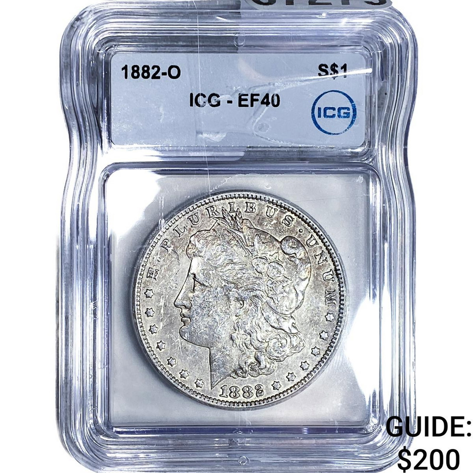 1882-O Morgan Silver Dollar ICG EF40 (1 of 2)