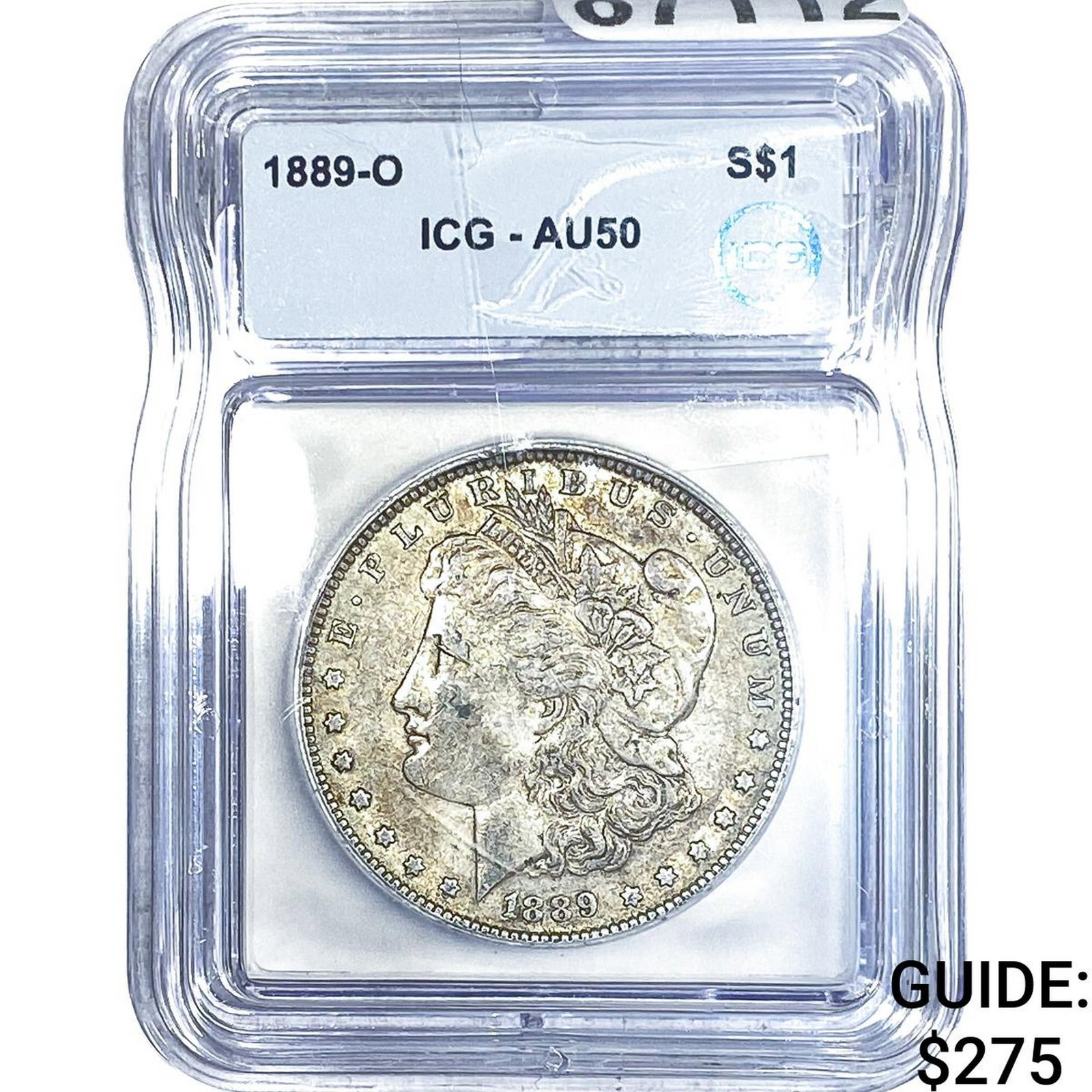 1889-O Morgan Silver Dollar ICG AU50 (1 of 2)